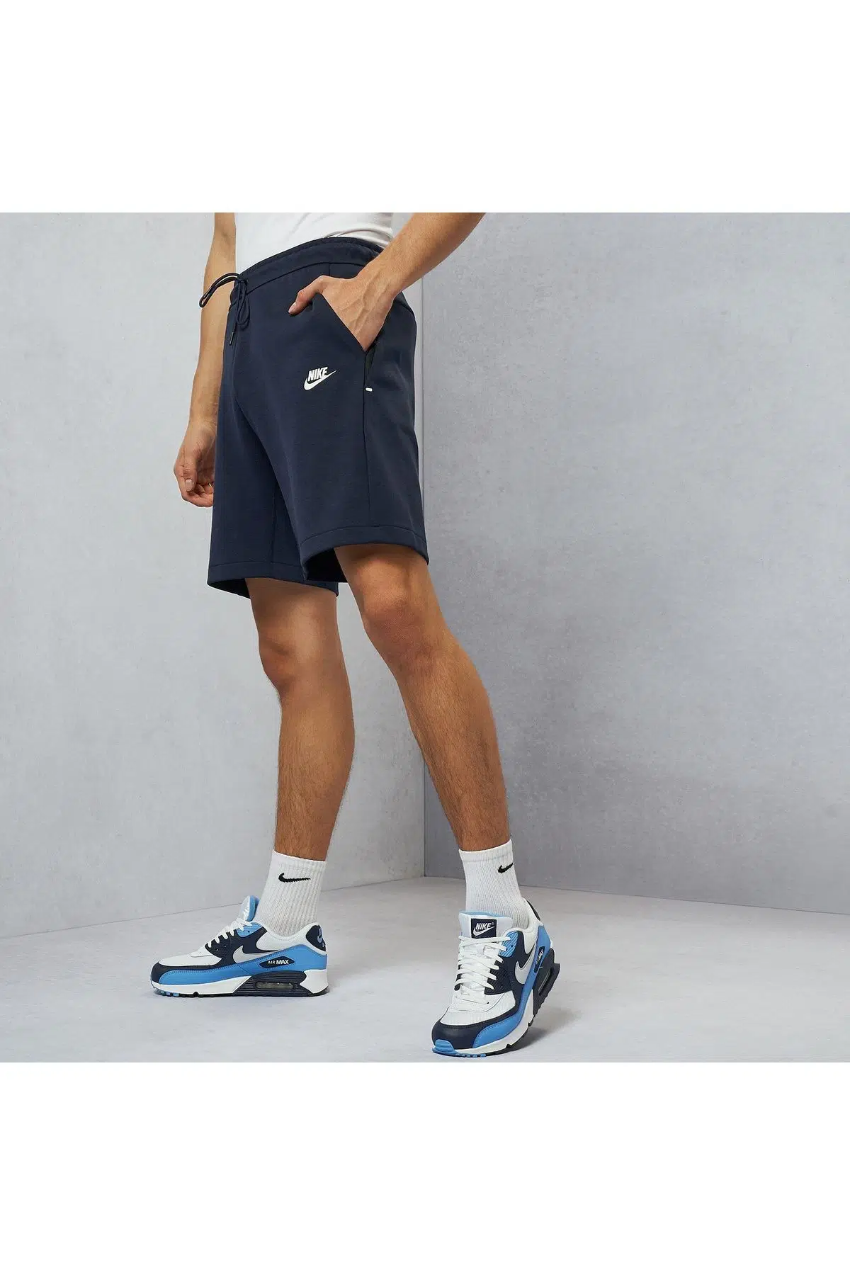 Nike Tech Fleece Şort Lacivert