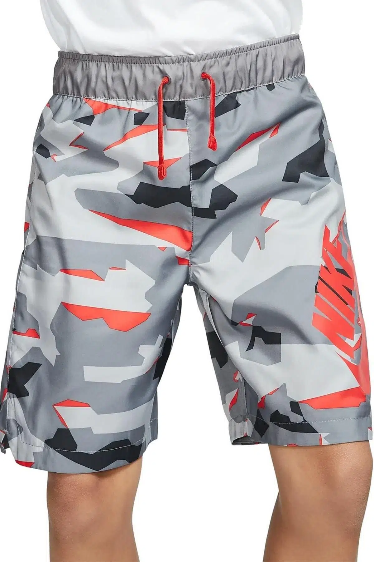Nike Shorts Woven Camo Short Kids Bermuda Çocuk Şort Gri