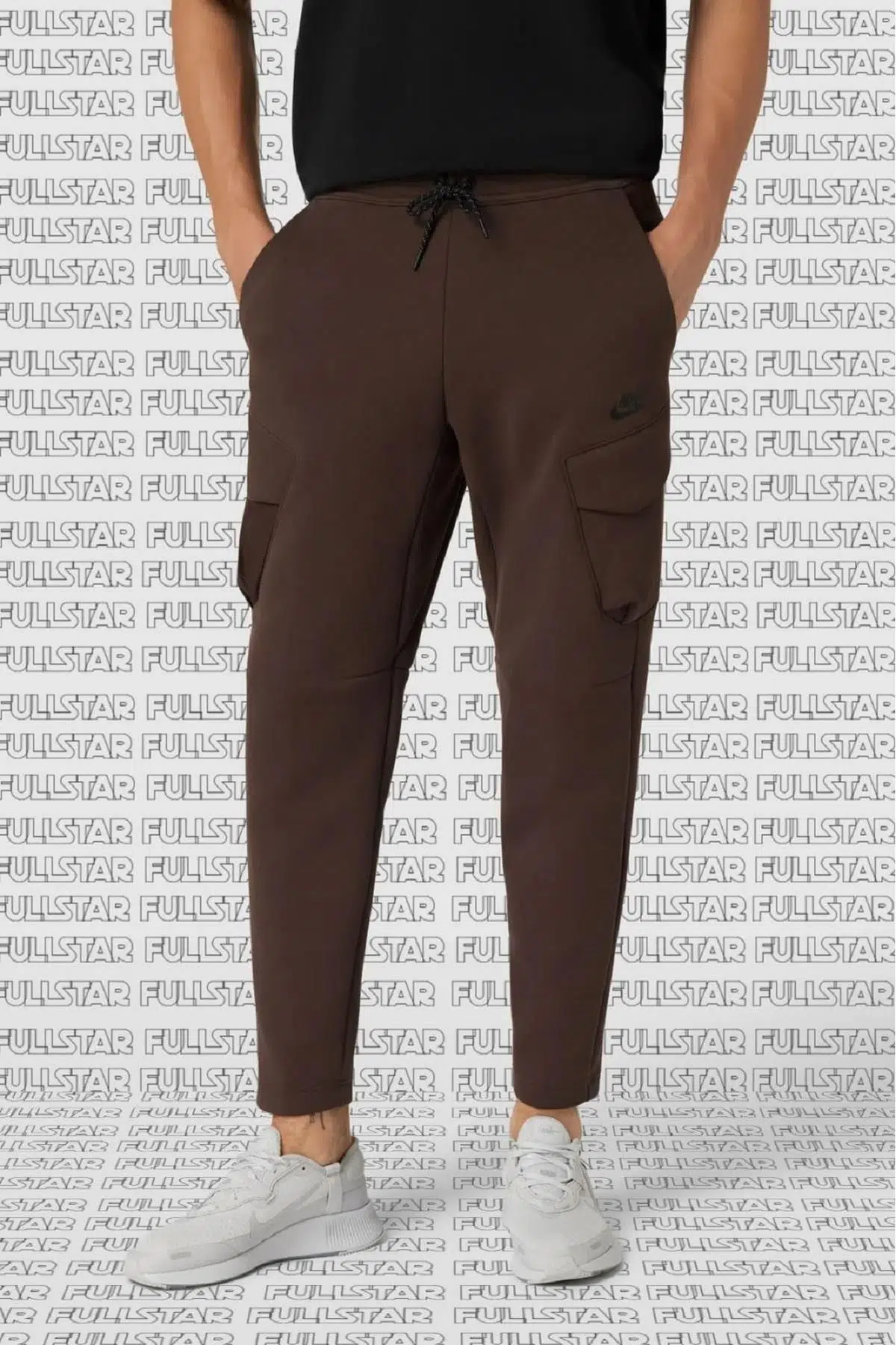 Nike Tech Fleece Utility Cargo Pants Brown Uzun Kesim Erkek Eşofman Altı