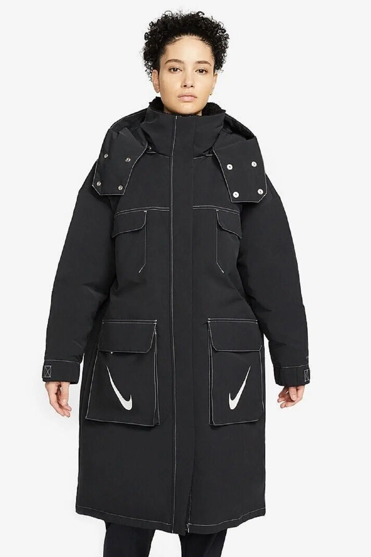 Nike Down Fill Strom Fit Oversized Parka Bol Kesim Waterproof Kaz Tüyü Mont 