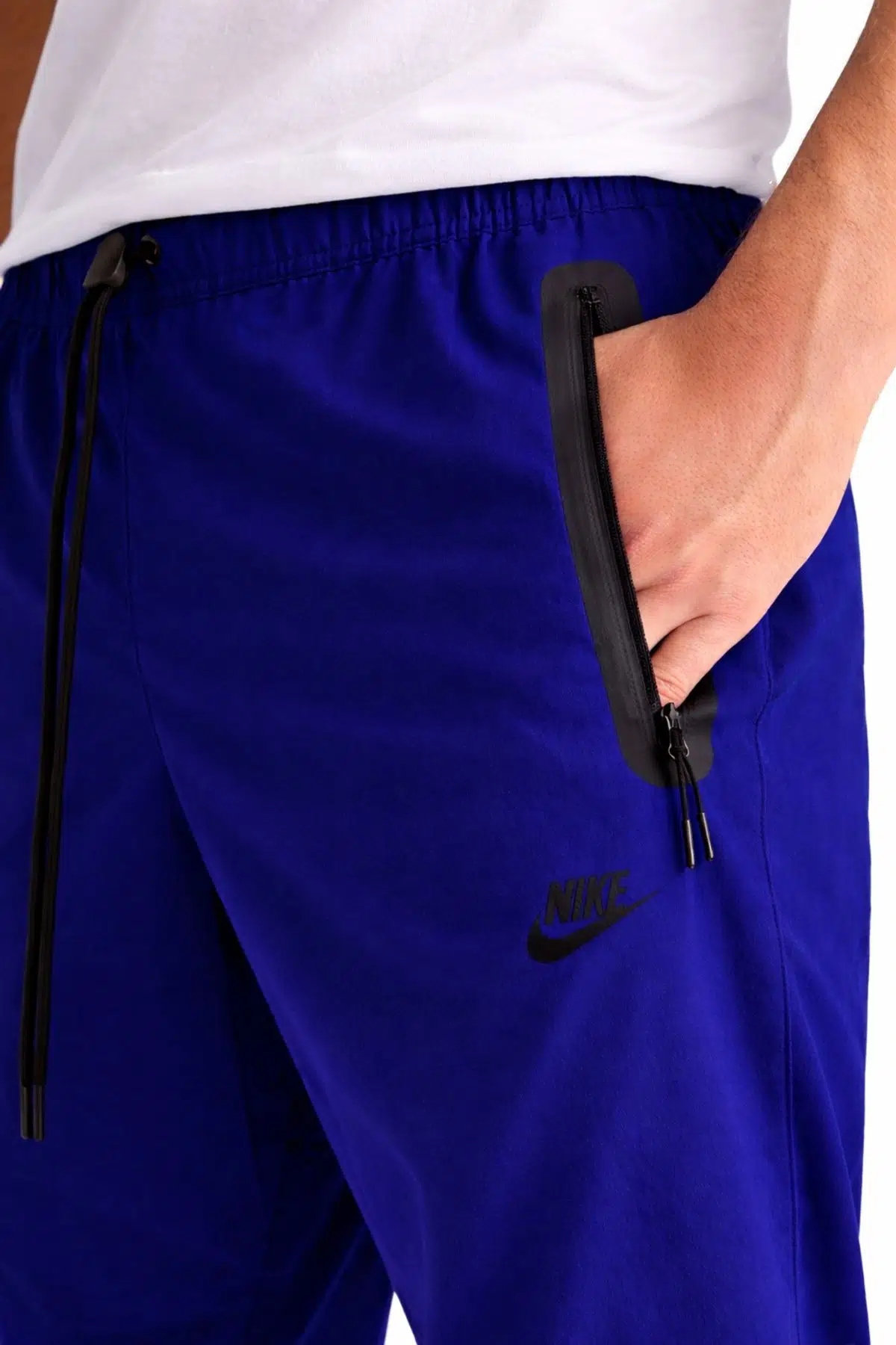 Nike Tech Woven Men's Taper Leg Pant Paraşüt Kumaş Erkek Eşofman Altı Koyu Sax Mavisi