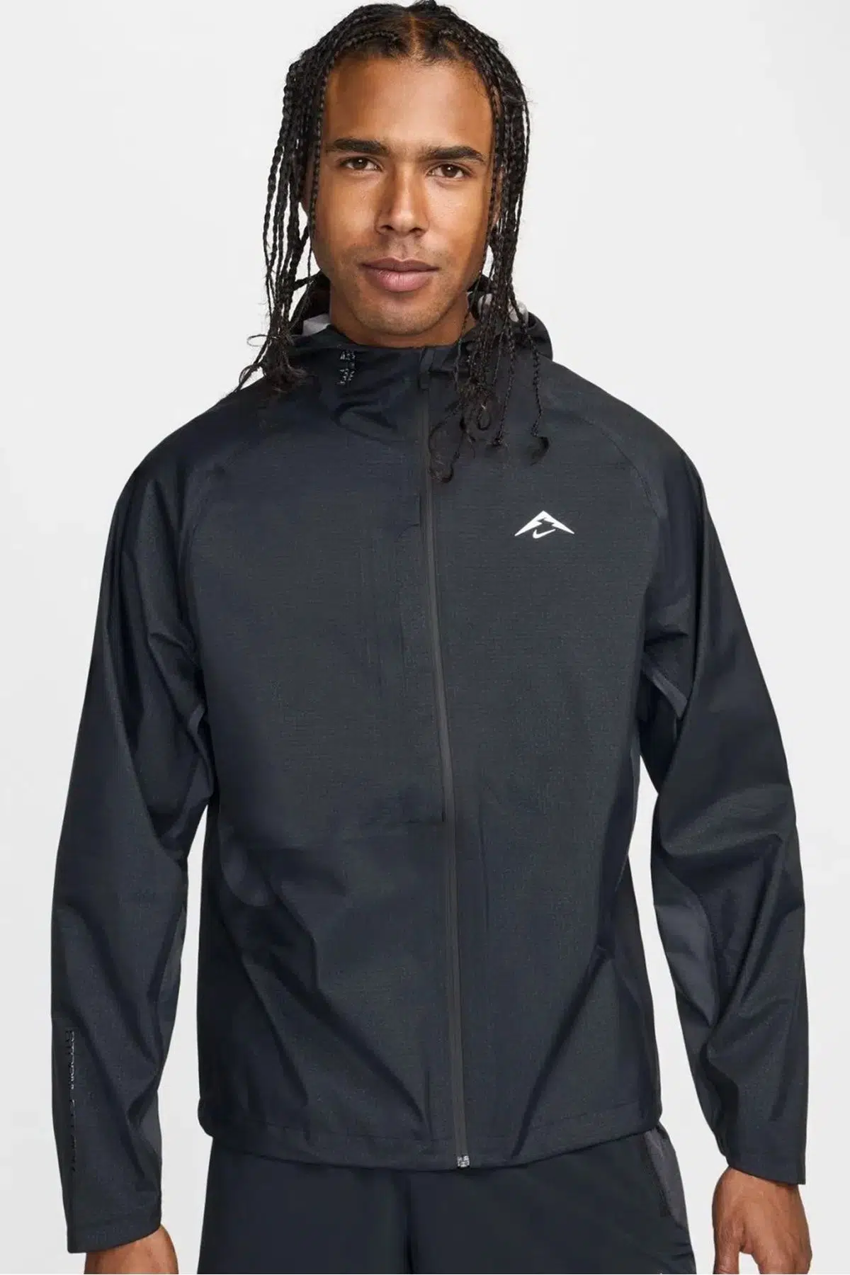 Nike Cosmic Peaks Men's Storm Fit ADV Running Jacket Erkek Dokuma Suitici Koşu Yağmurluk Ceket Siyah