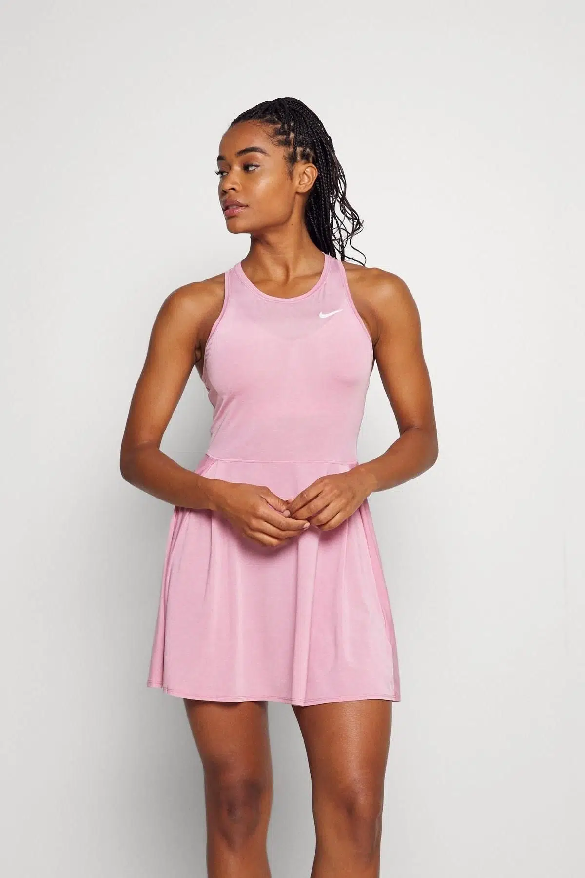 Nike Tennis Dri-Fit Advantge Robe Pembe Tenis Elbisesi