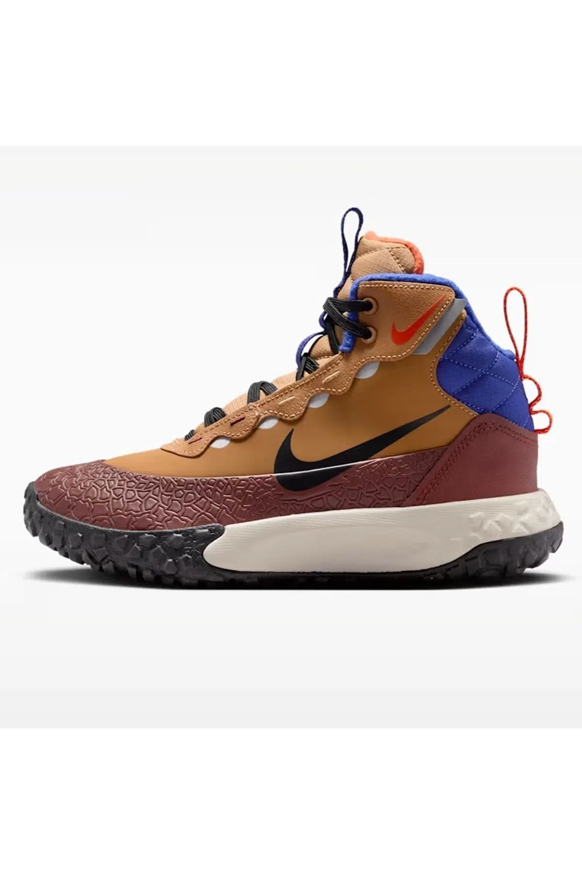 Nike Terrascout Leather Sneaker Hakiki Deri Bilekli Reflektörlü Günlük Spor Ayakkabı Kahverengi