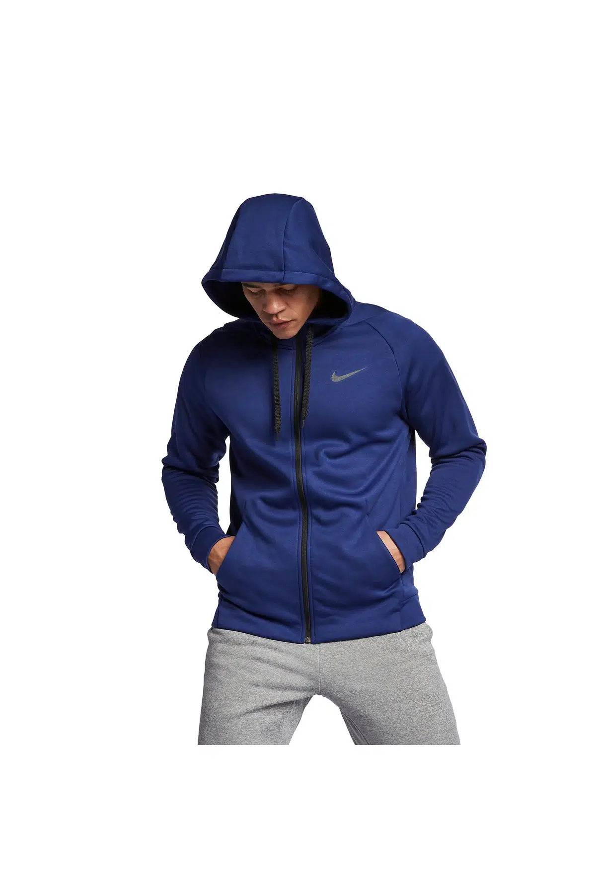 Nike Therma Erkek Sweatshirt Full Zip Training Hoodie 931996-478