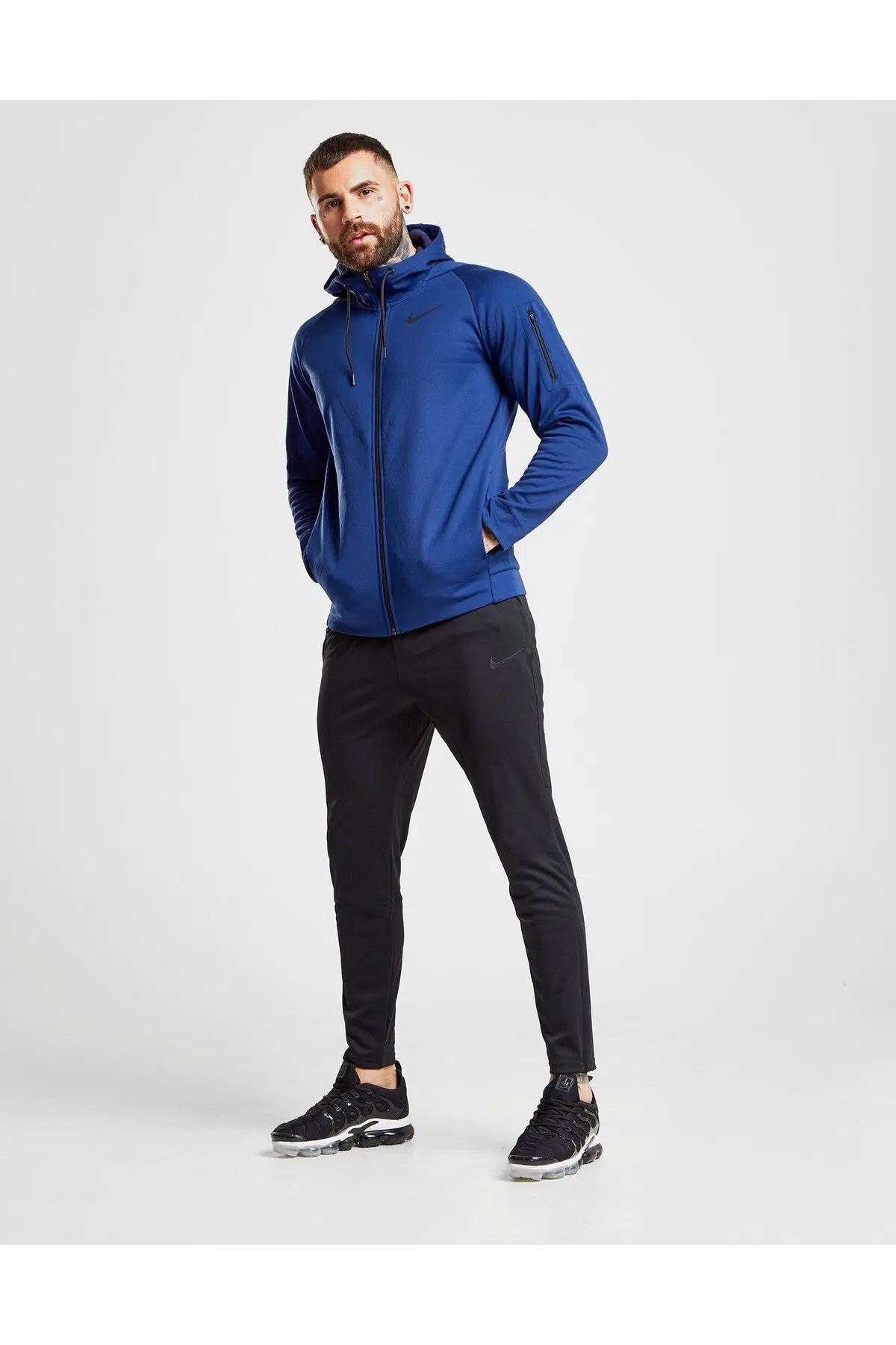 Nike Therma Sphere Erkek Lacivert Kapüşonlu Ceket 