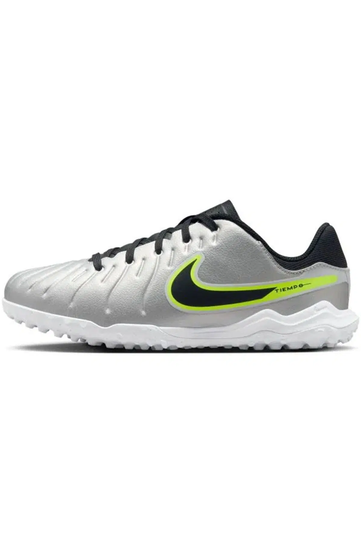 Nike Tiempo Legend 10 Academy TF Kids Football Shoes Çocuk Halı Saha Ayakkabısı Gri