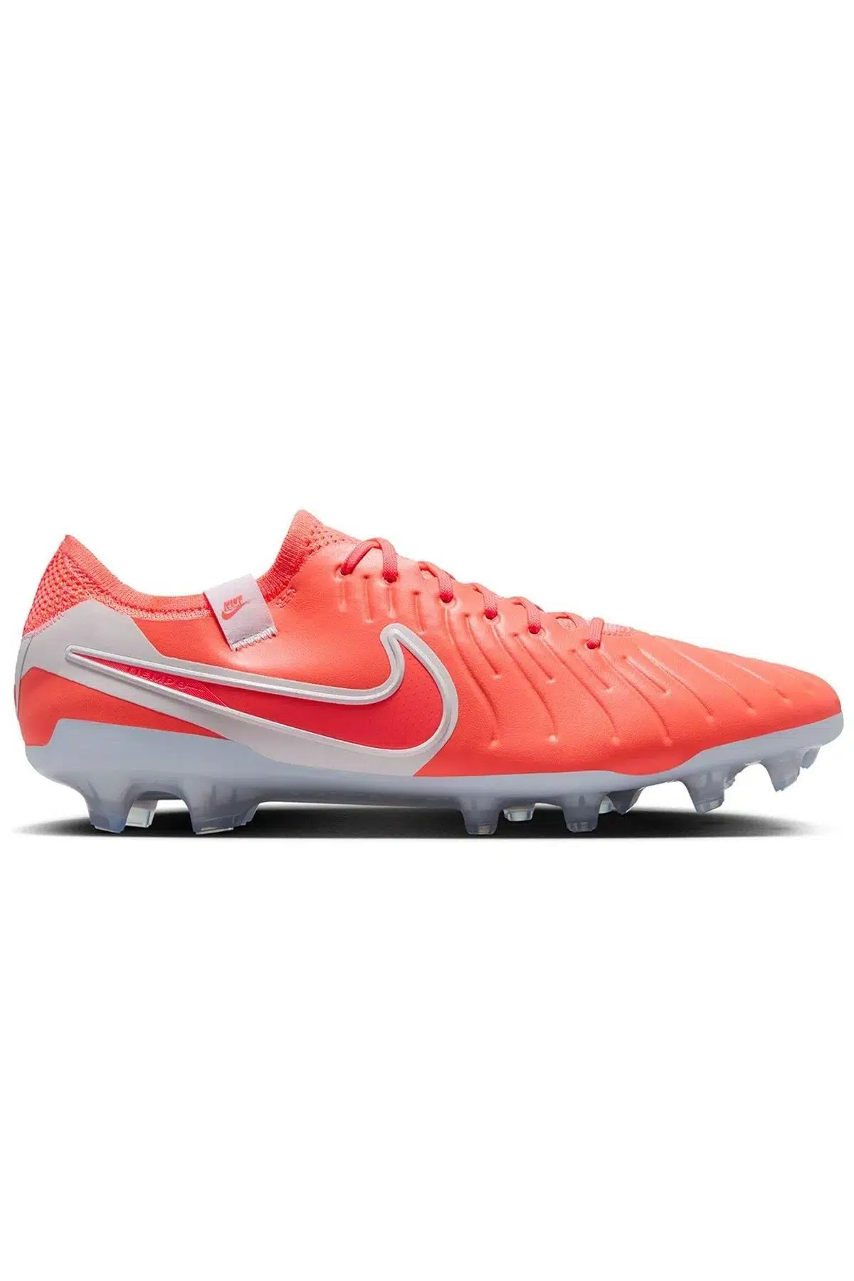 Nike Tiempo Legend 10 Elite FG Pro Soccer Shoes Profesyonel Çim Saha Kramponu Turuncu