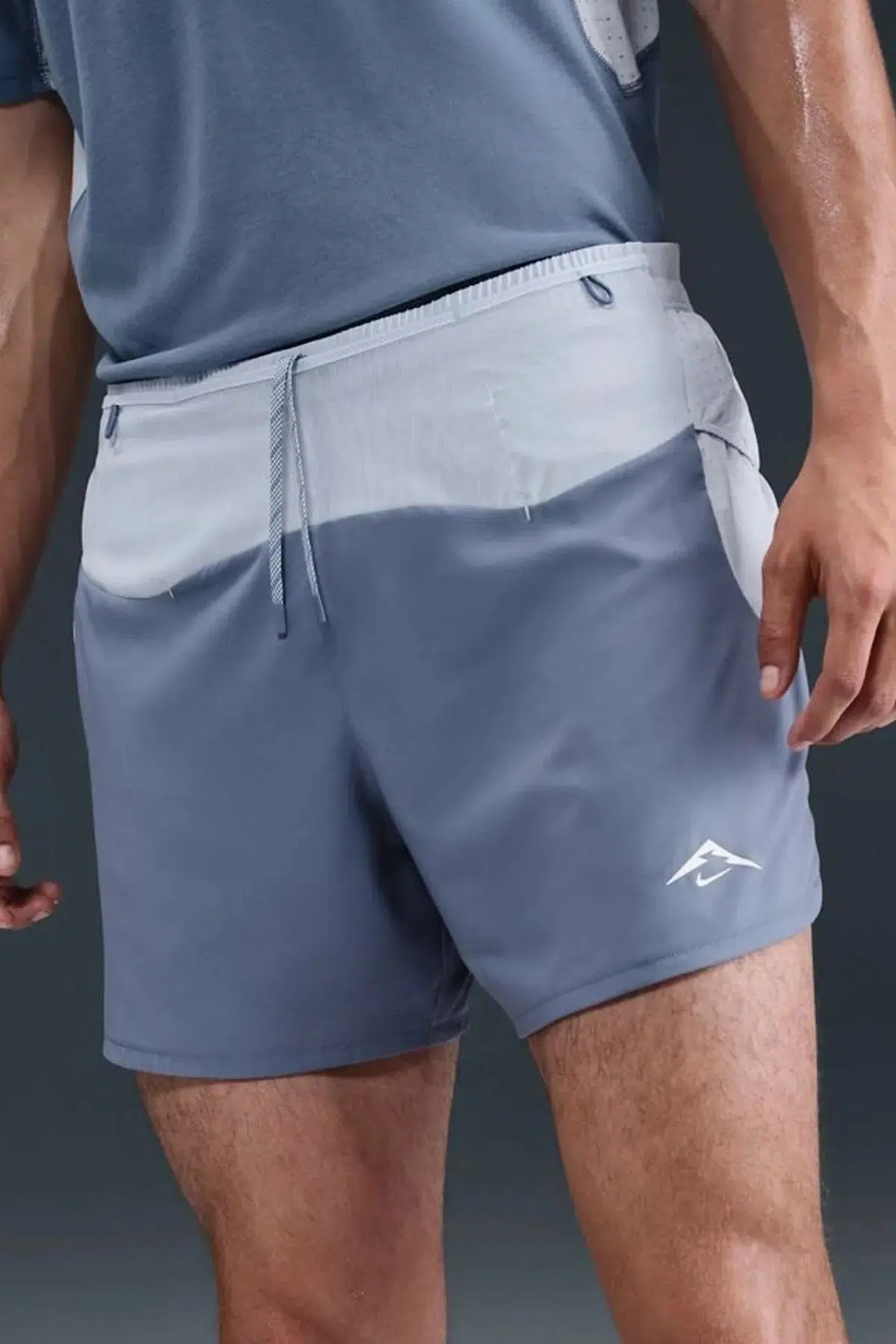 Nike Trail Second Sunrise Dri-FIT ADV Brief-Lined Running Shorts Astarlı Erkek Koşu Şortu Açık Mavi