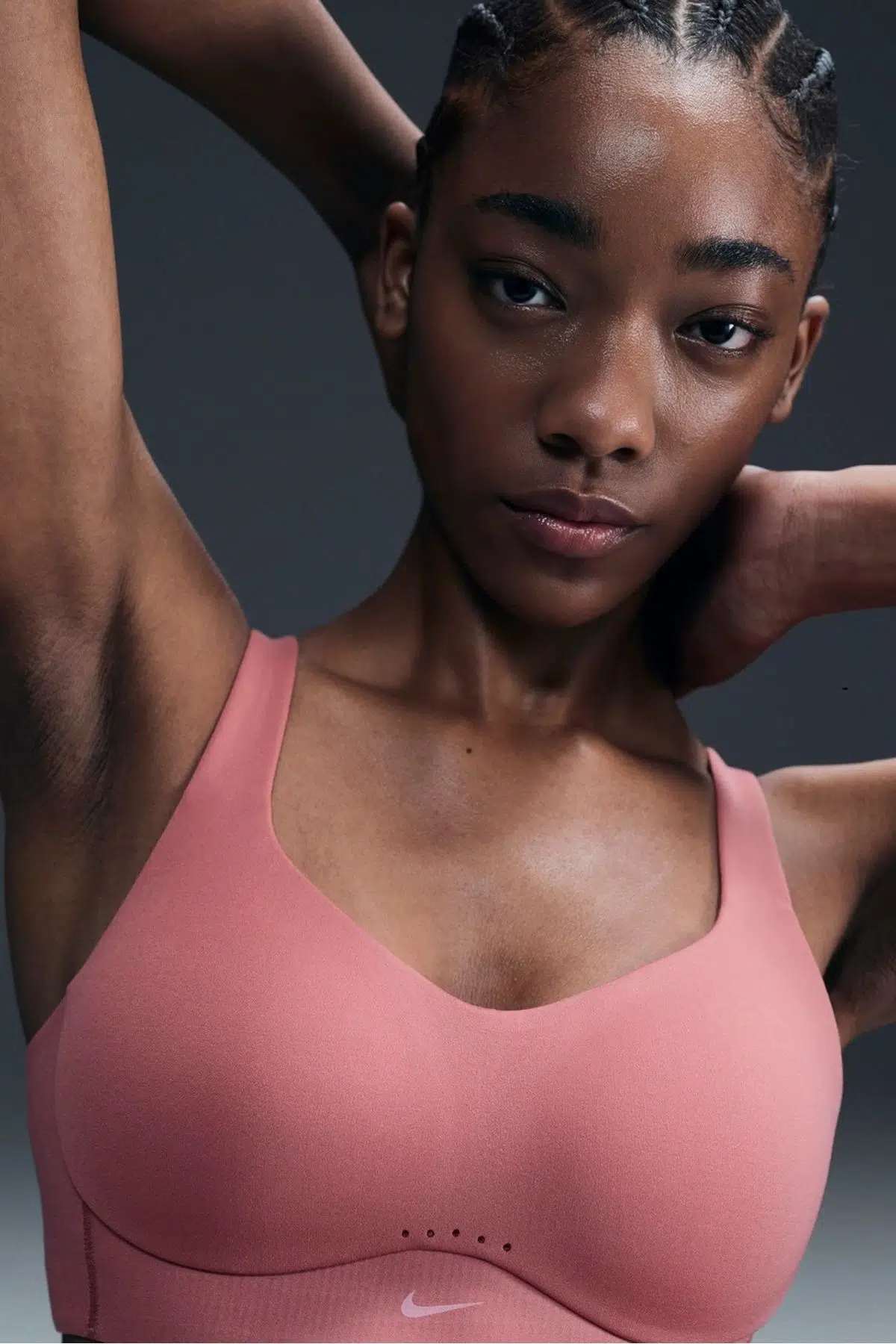 Nike Alate High Support Women's Padded Convertible Sports Bra Kadın Pedli Spor Sütyen Bra Pembe
