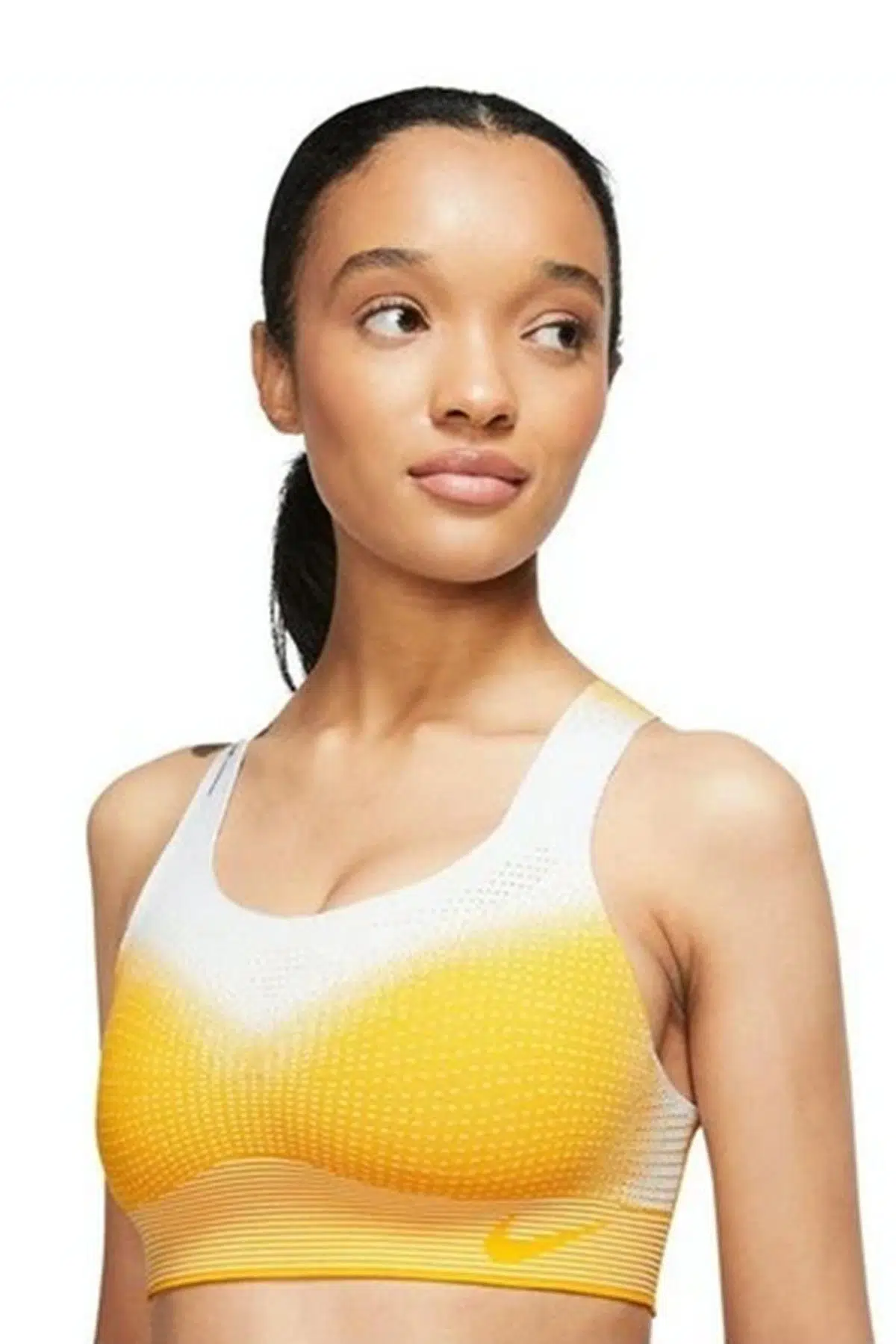 Nike Training Sports Bra Kadın Spor Büstiyer Bra Sarı
