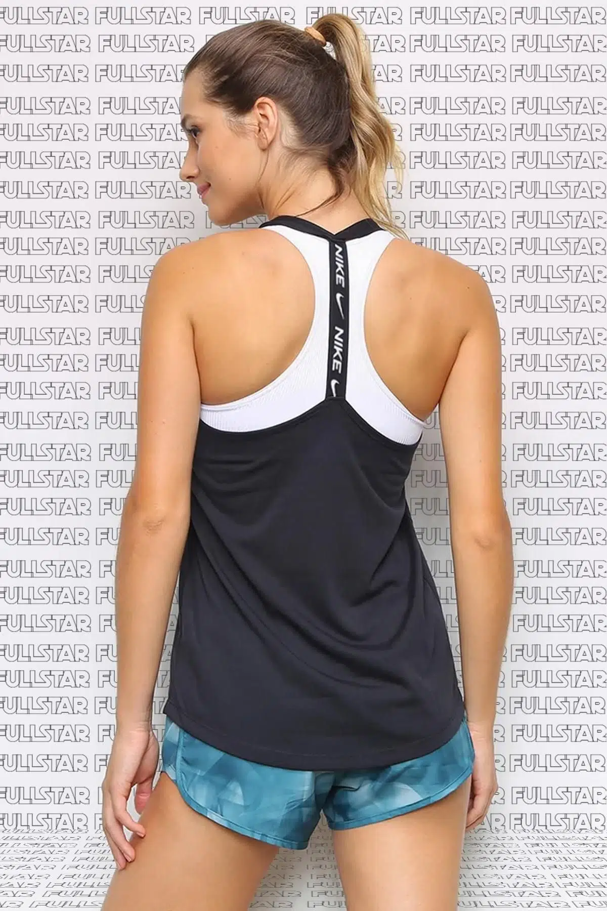 Nike Training Victory Dri Fit Tank Siyah Beyaz Spor Atlet