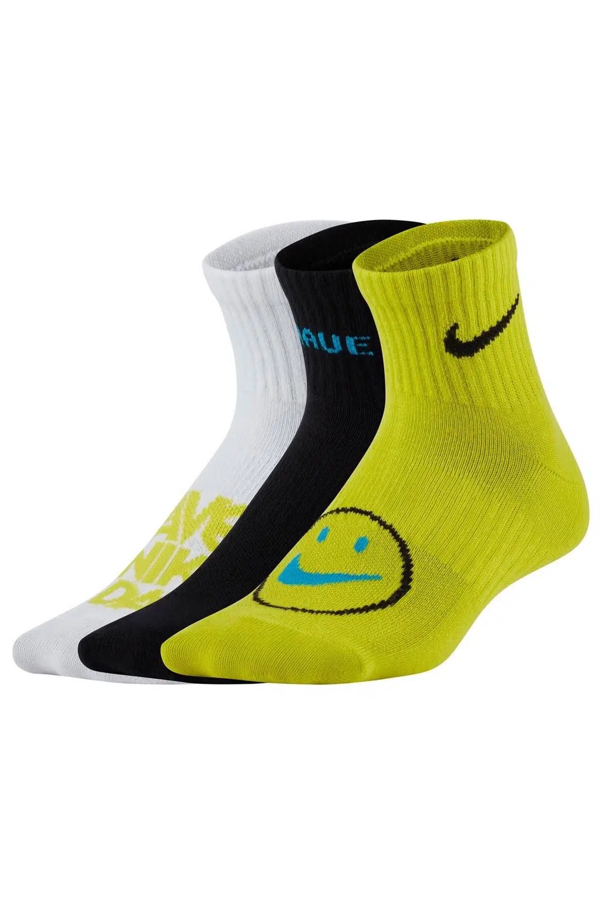Nike Gündelik Hafif Bilek Çorapları 3 Çift