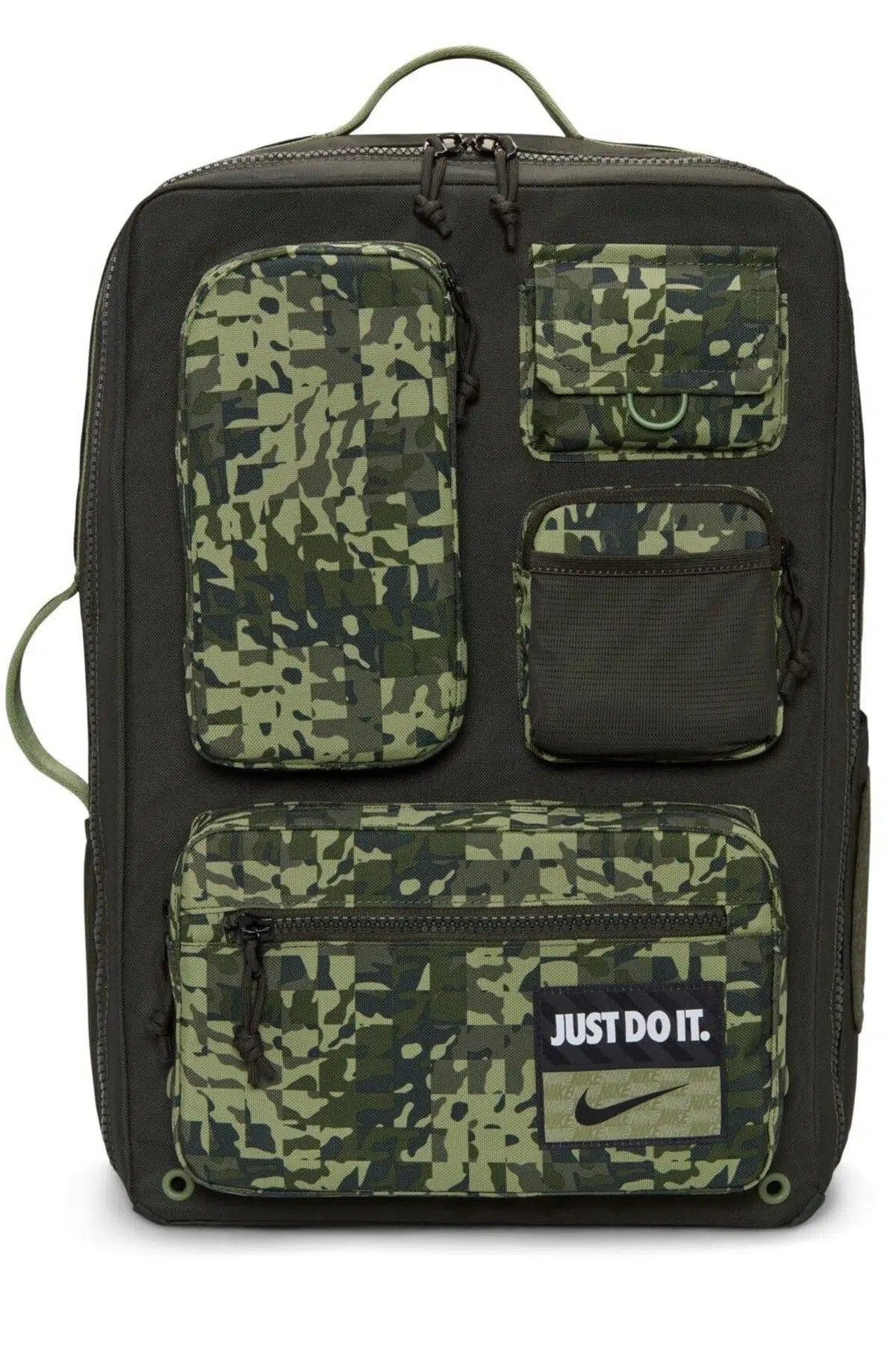 Nike Utility Elite Printed Backpack 32 LT Air Üniteli Ayarlanabilir Omuz Askılı Unisex Sırt Çantası Yeşil