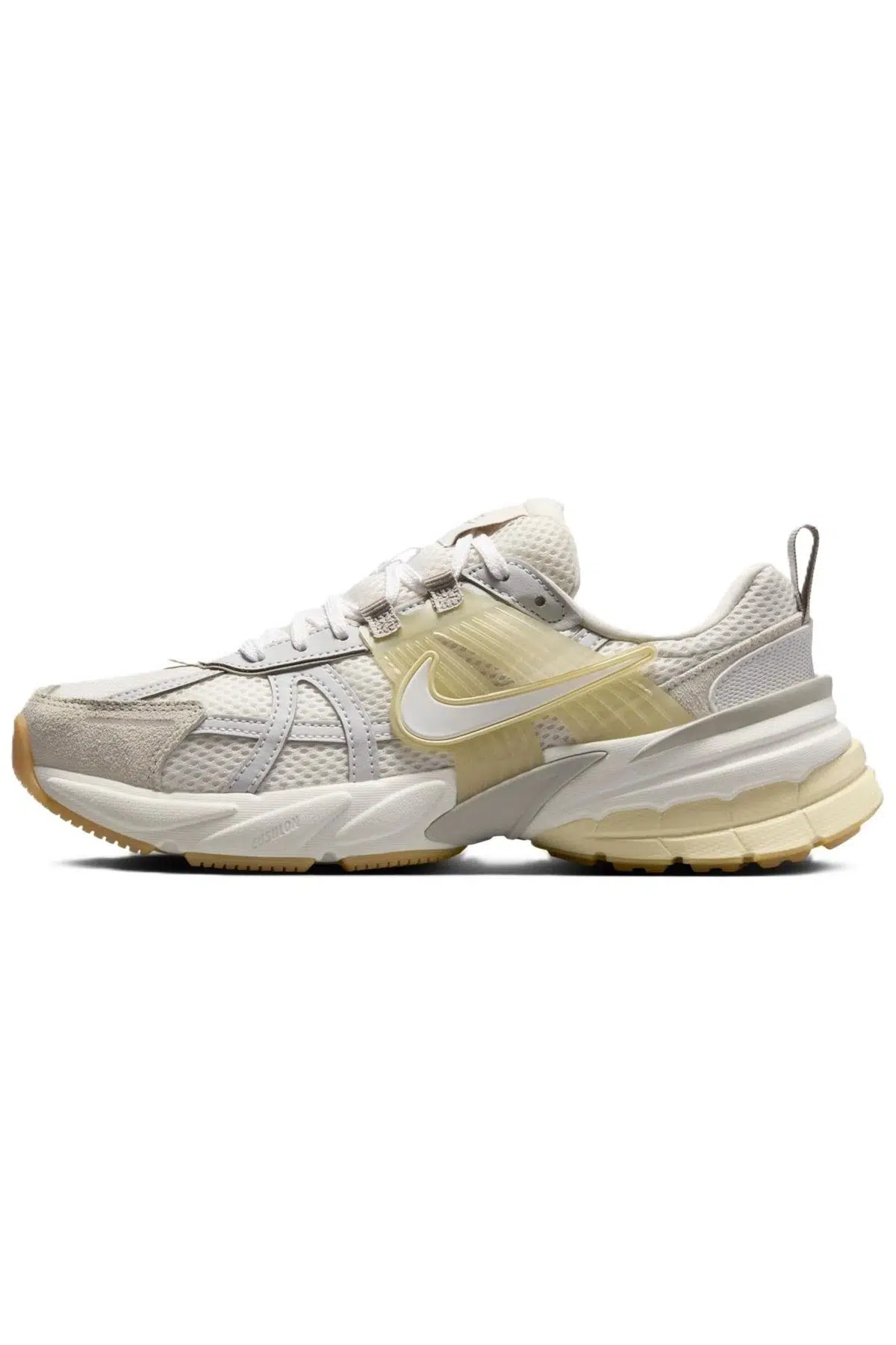 Nike V2K Run Womens Walking Shoes Reflektörlü Kadın Yürüyüş Ayakkabısı Krem