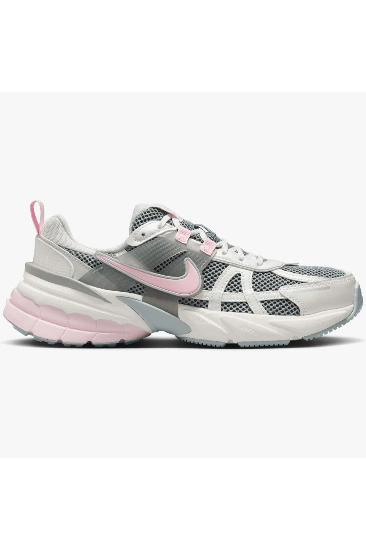 Nike V2K Run Womens Walking Shoes White Pink Kadın Yürüyüş Ayakkabısı Beyaz Pembe
