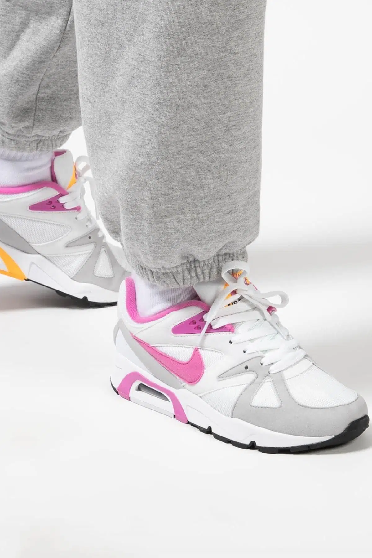 Nike Air Structure Triax 91 Unisex Sneaker Günlük Spor Ayakkabı Beyaz Pembe