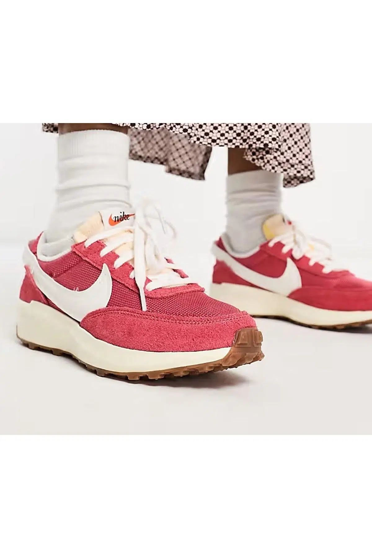 Nike Waffle Debut VNTG Red Sneaker Kırmızı Spor Ayakkabı