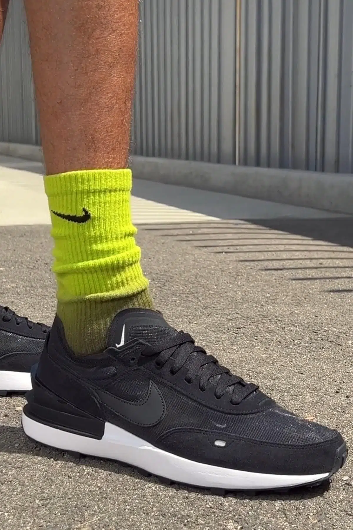 Nike Waffle One Black Sneaker Reflektörlü Erkek Günlük Spor Ayakkabı