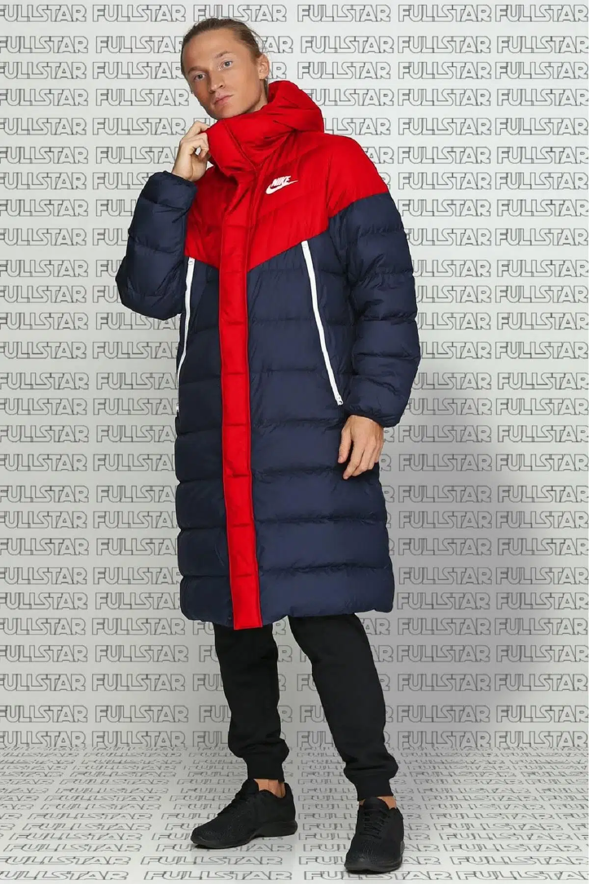 Nike Windrunner Dowm Fill Full Zip Parka Kaz Tüyü Uzun Erkek Parka Şişme Mont
