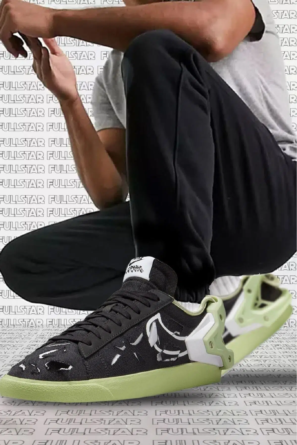 Nike X Acronym Blazer Low Sneaker Günlük Erkek Spor Ayakkabı Siyah