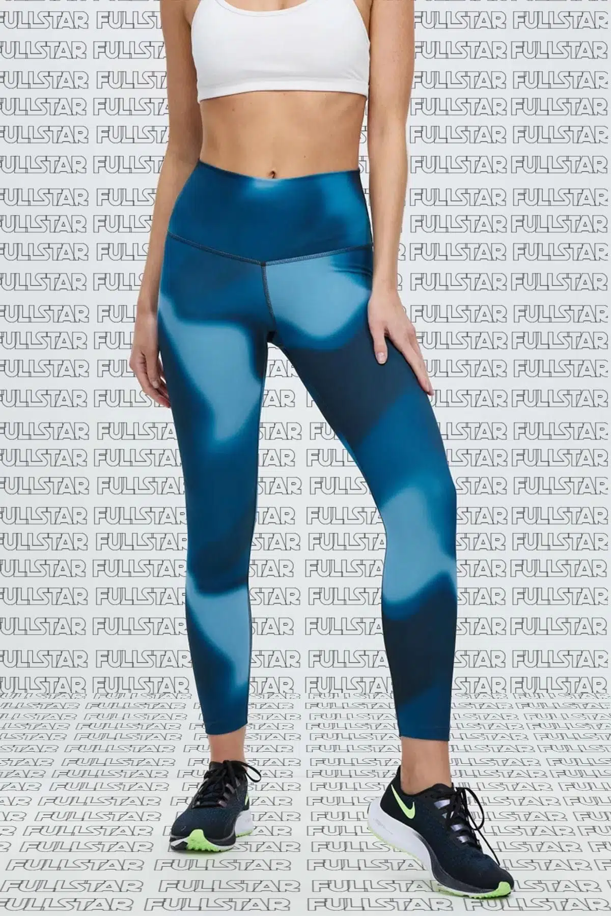 Nike Yoga 7/8 High Rise Leggings Yüksek Belli Dijital Baskılı Toparlayıcı Tayt