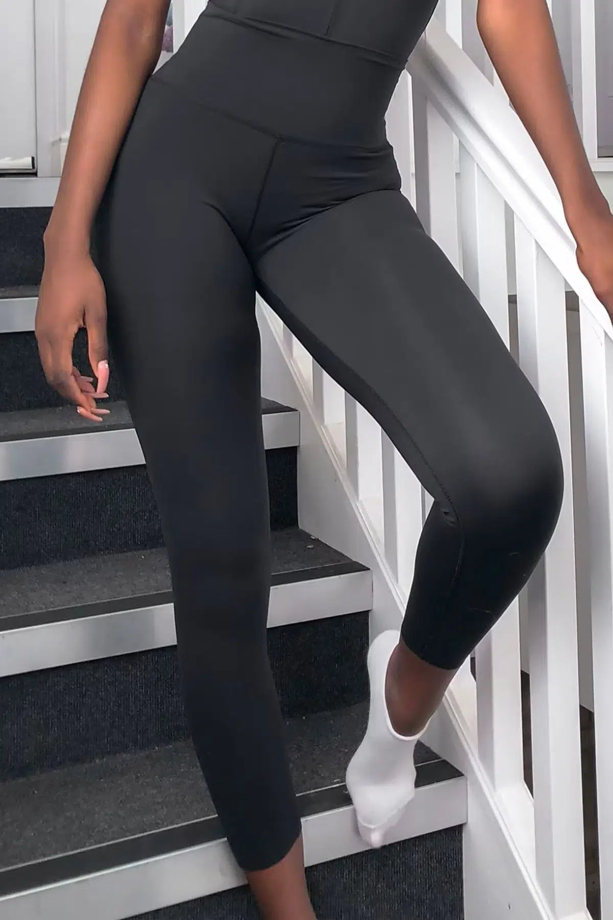Nike Yoga Luxe Leggings High Rise Yüksek Belli Lazer Kesim 7/8 Toparlayıcı Soft Tayt Antrasit