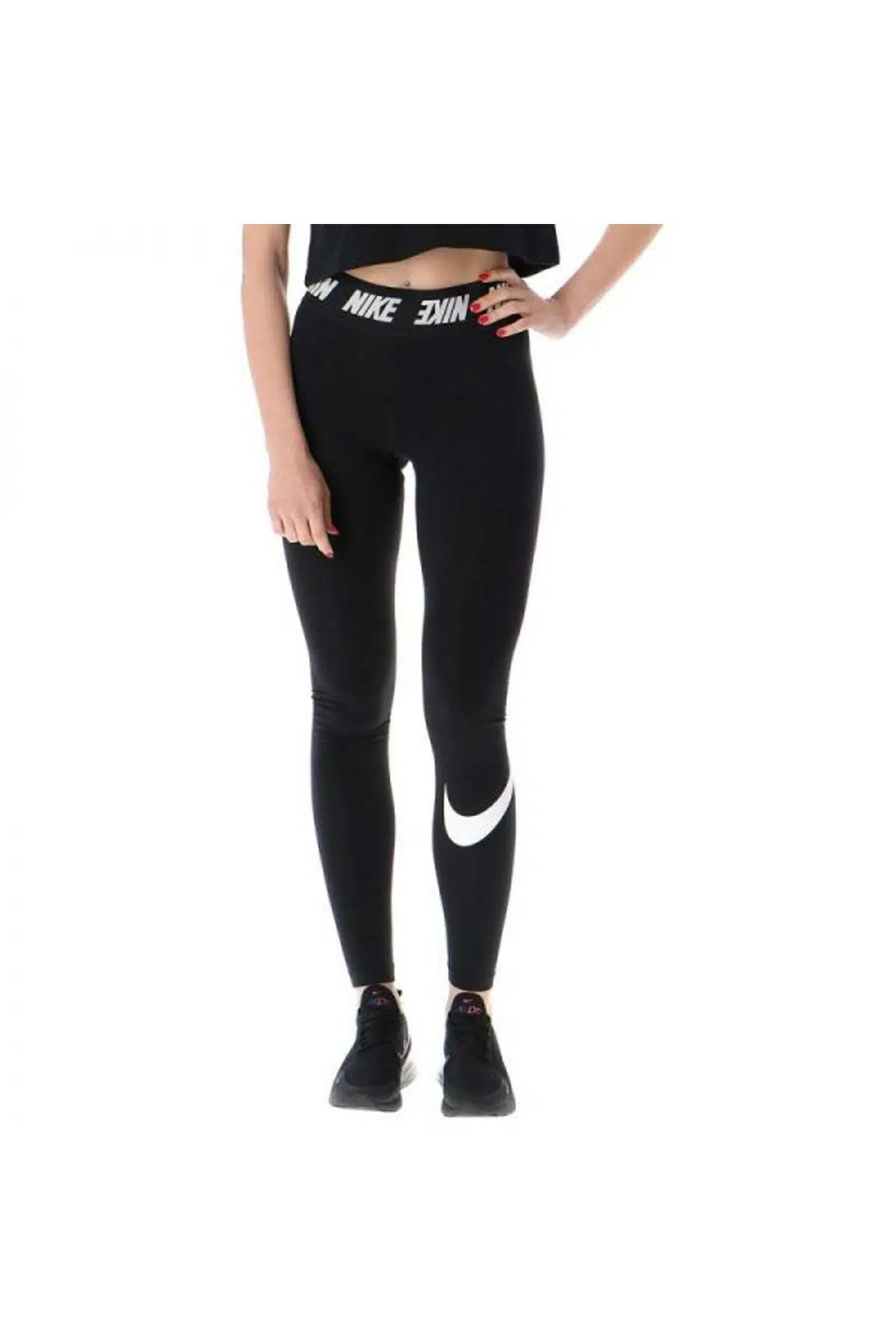 Nike Yüksek Bel Siyah Tayt Elastan CT5897-010