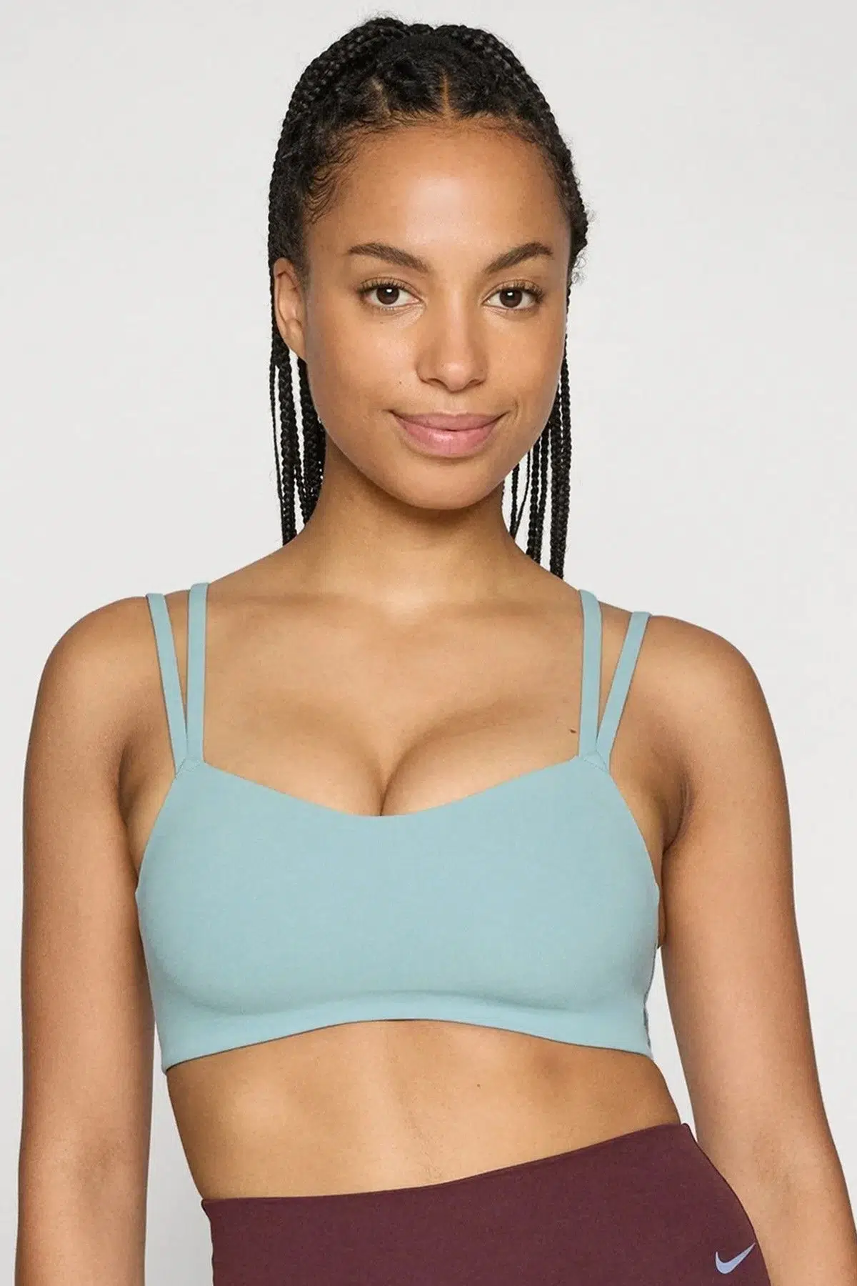 Nike Zenvy Strappy Padded Womens Bra Pedli Kadın Spor Sütyeni Yeşil