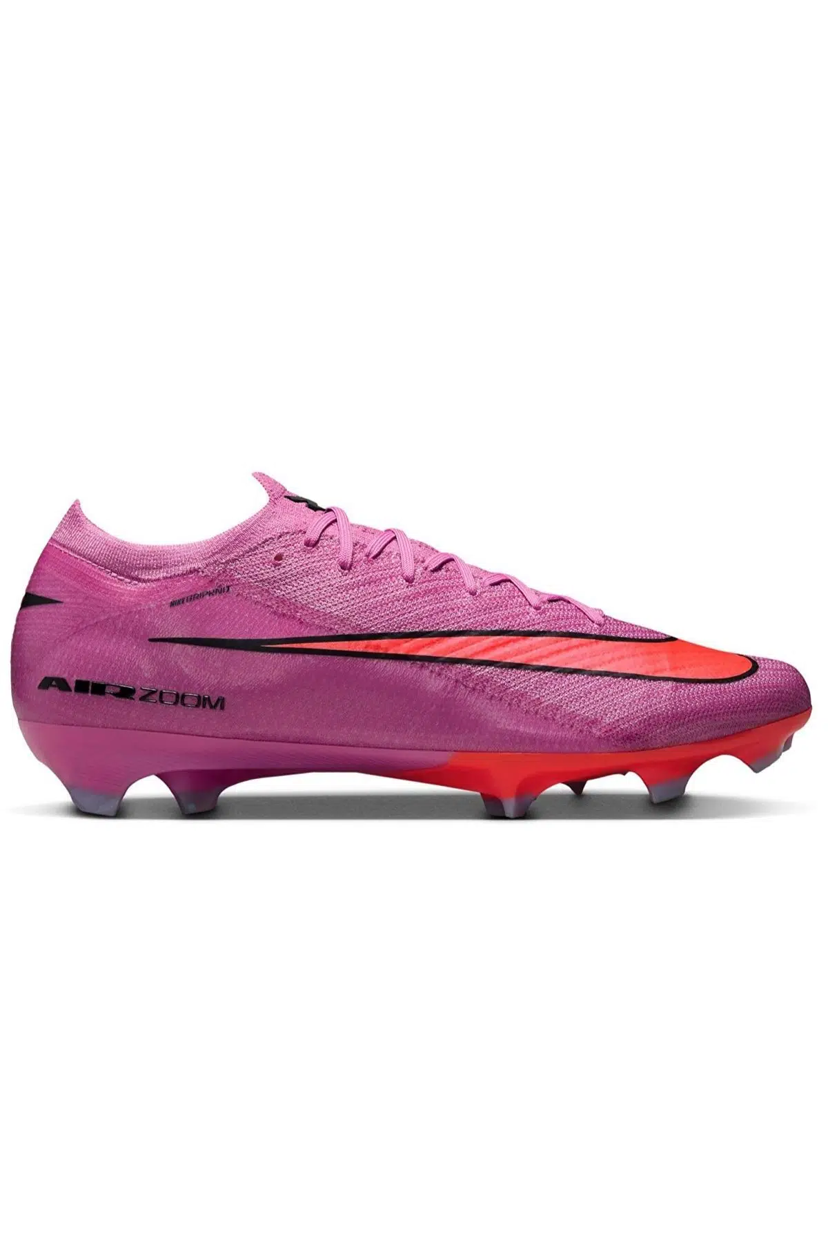 Nike Zoom Mercurial Vapor 16 Elite FG Profesyonel Çim Saha Kramponu Pembe