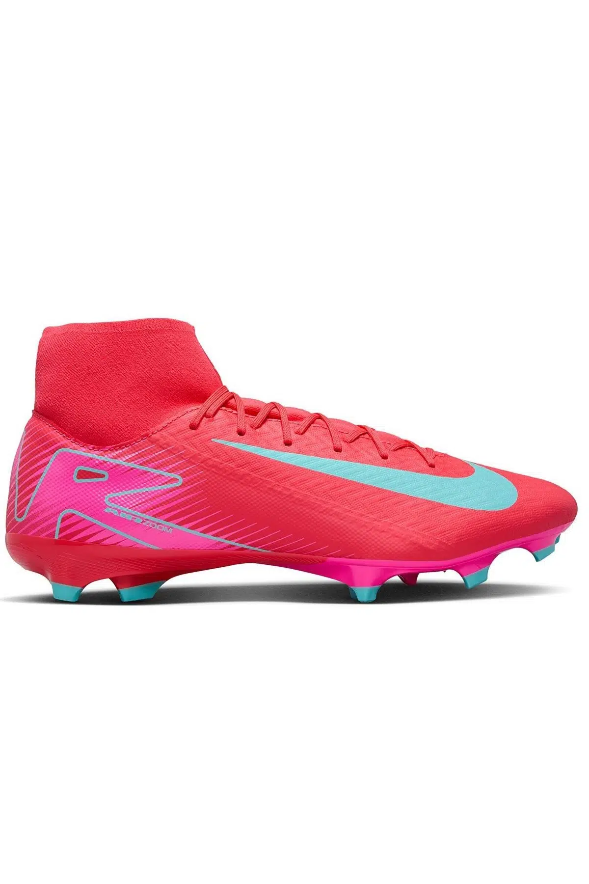 Nike Zoom Superfly 10 Academy FG/MG Çoraplı Çoklu Zemin Erkek Krampon Pembe