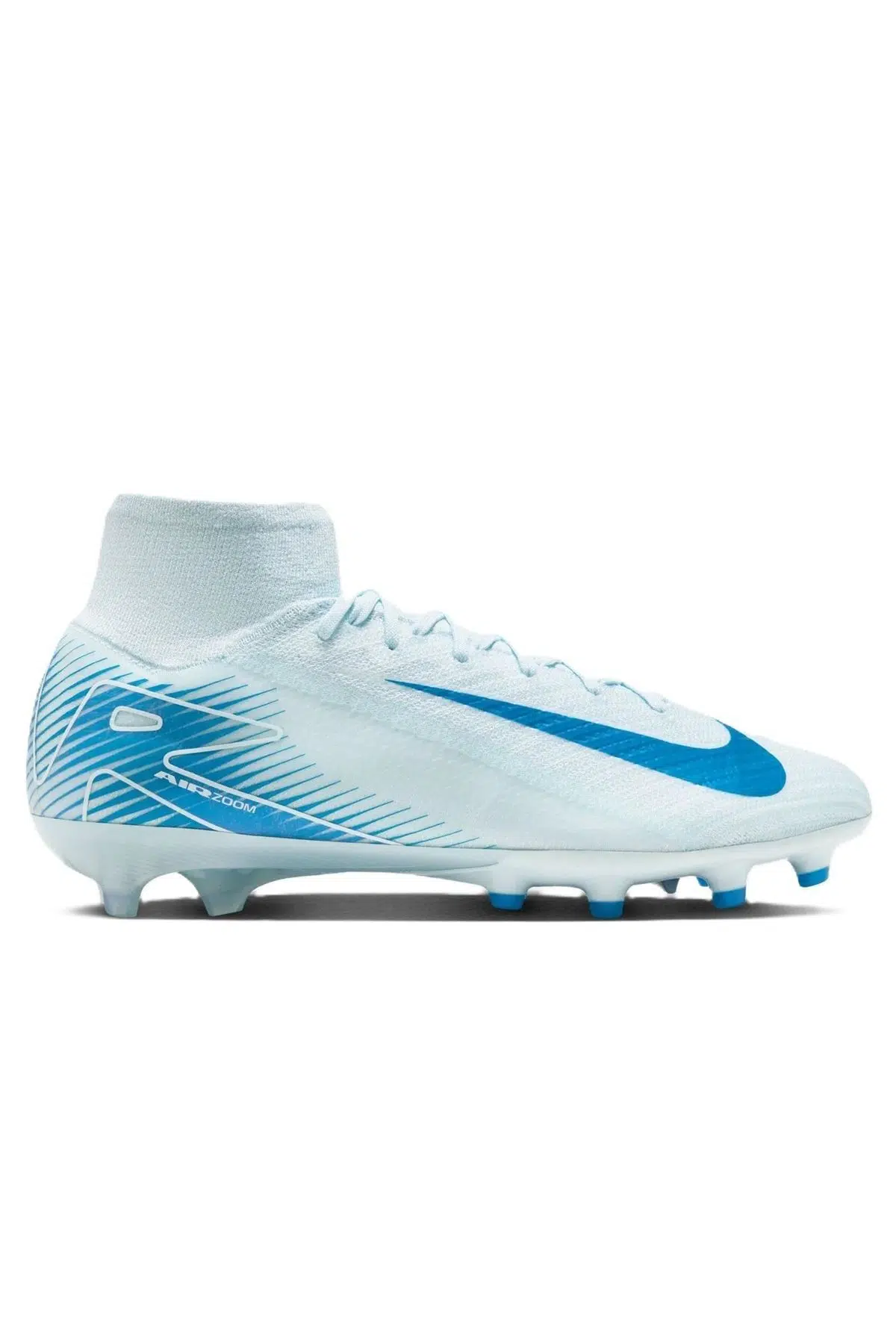 Nike Zoom Superfly 10 Elite AG-PRO Çoraplı Erkek Profesyonel Krampon Mavi