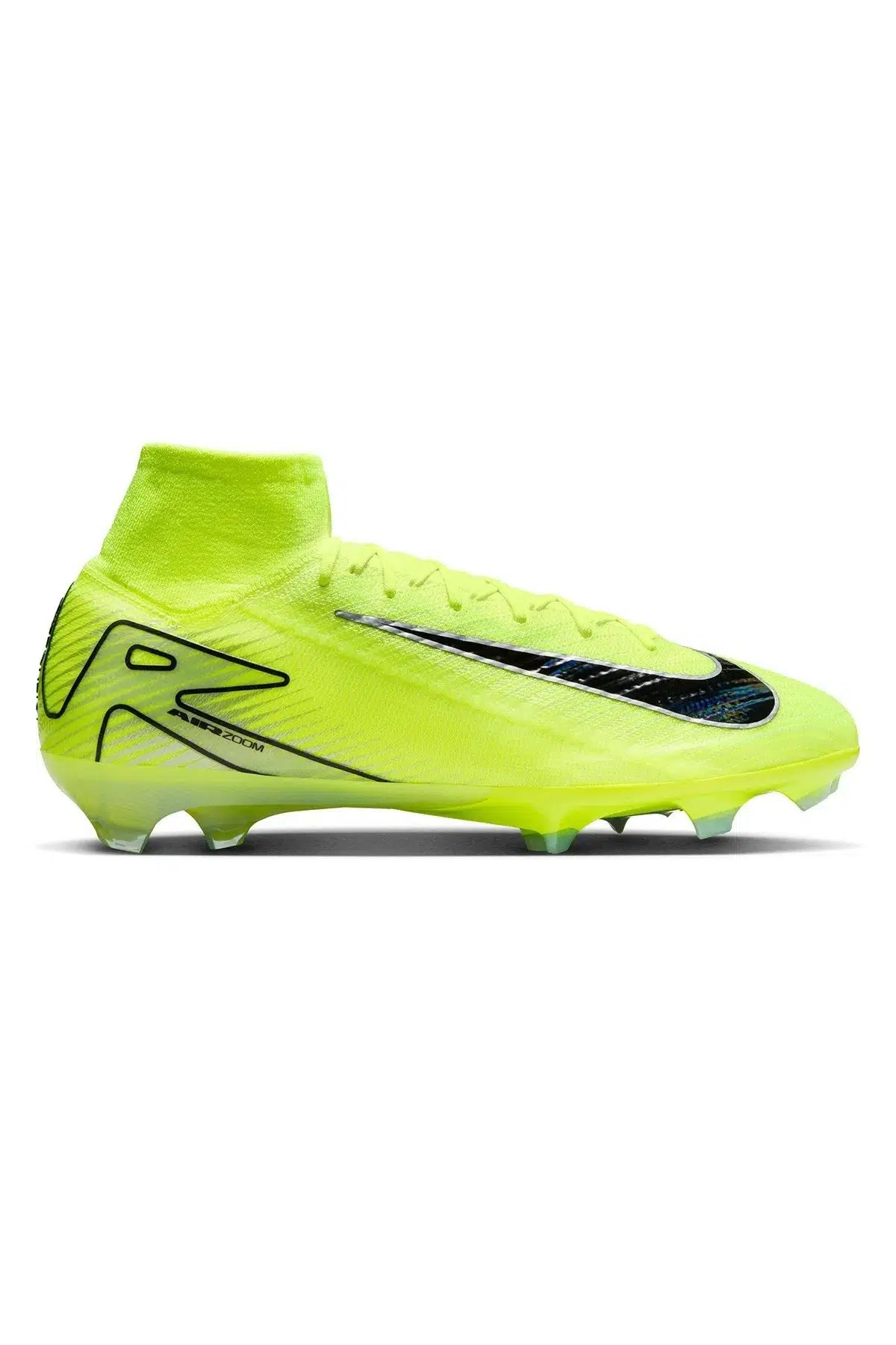 Nike Zoom Superfly 10 Elite FG Çoraplı Erkek Profesyonel Krampon Sarı