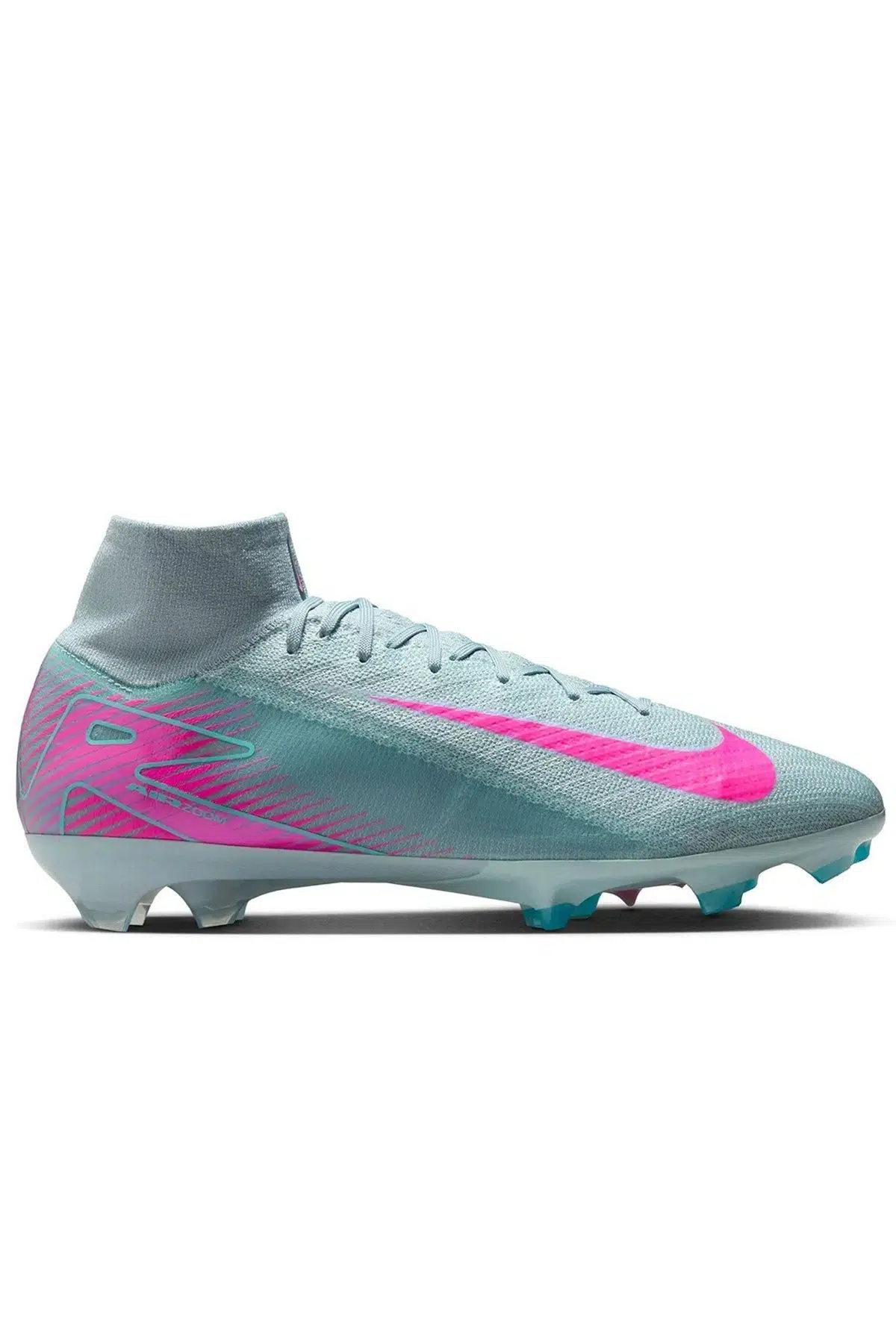 Nike Zoom Superfly 10 Elite FG Çoraplı Erkek Profesyonel Krampon Yeşil