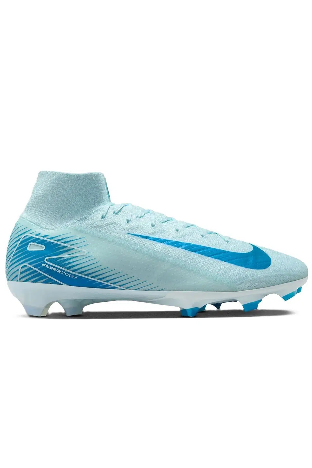Nike Zoom Superfly 10 Elite FG Çoraplı Erkek Profesyonel Krampon Mavi
