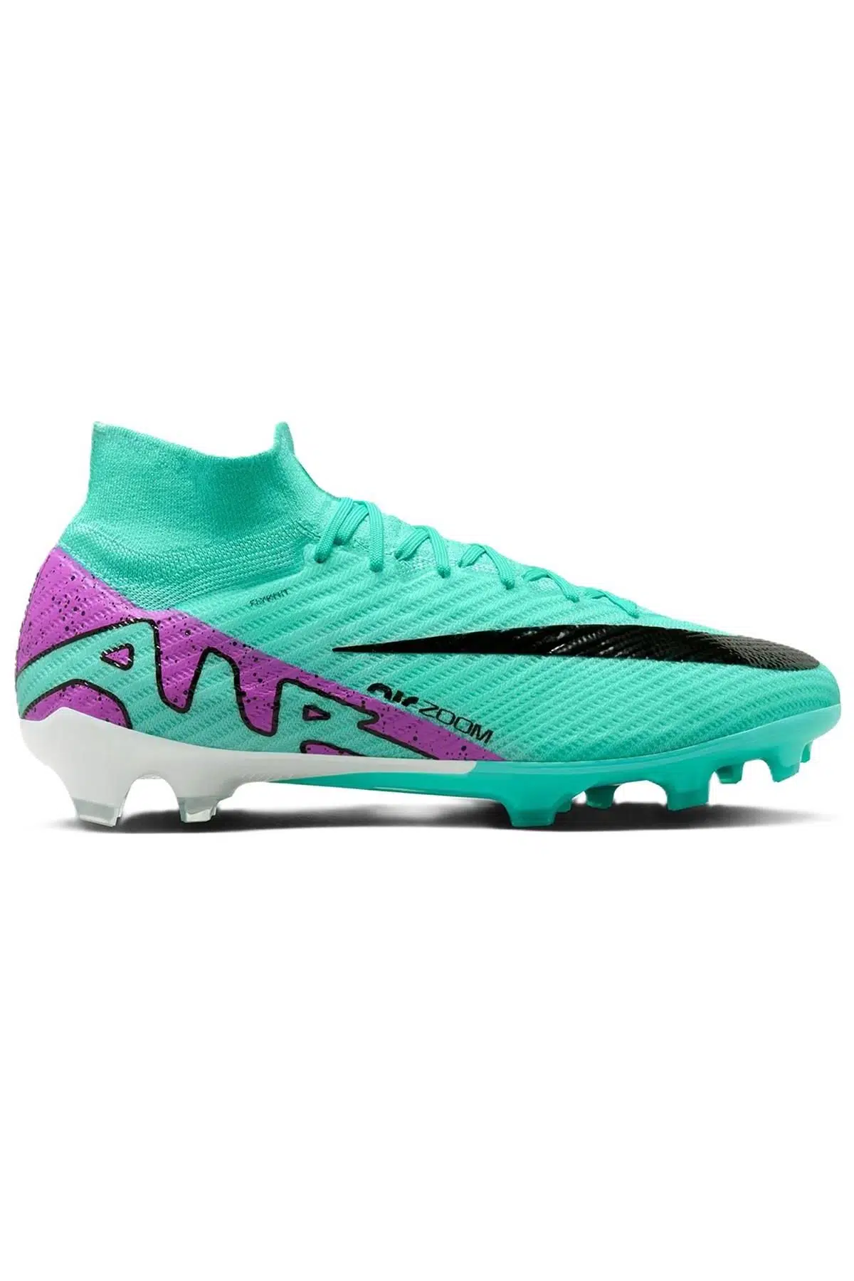 Nike Zoom Superfly 9 Elite FG Çoraplı Erkek Profesyonel Krampon Yeşil