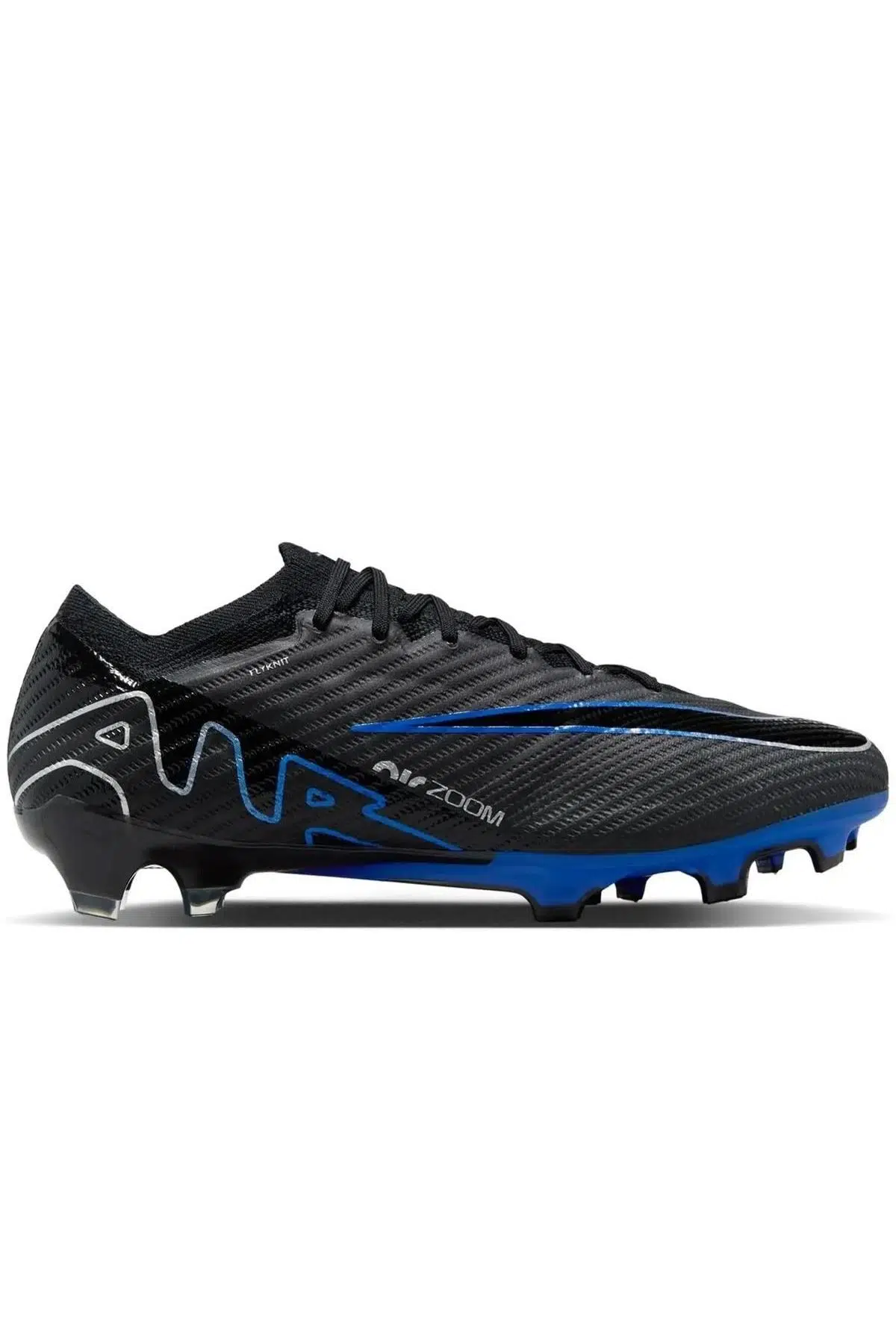 Nike Zoom Vapor 15 Elite FG Erkek Profesyonel Krampon Siyah-Mavi