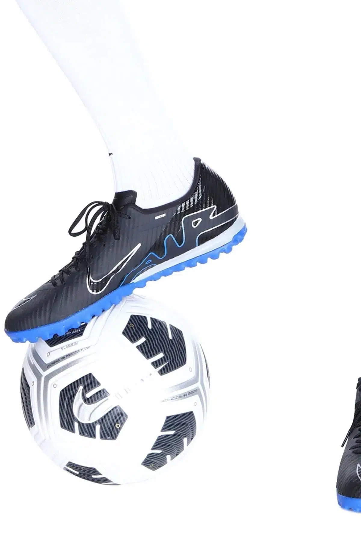 Nike Zoom Vapor 15 Academi TF Erkek Soccer Shoes Siyah Halı Saha Ayakkabısı
