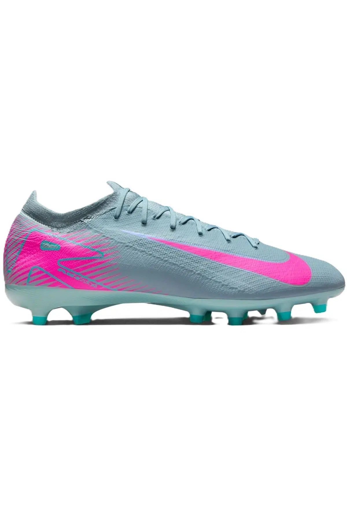 Nike Zoom Vapor 16 Pro AG Mens Football Shoes Profesyonel Suni Çim Kramponu Yeşil