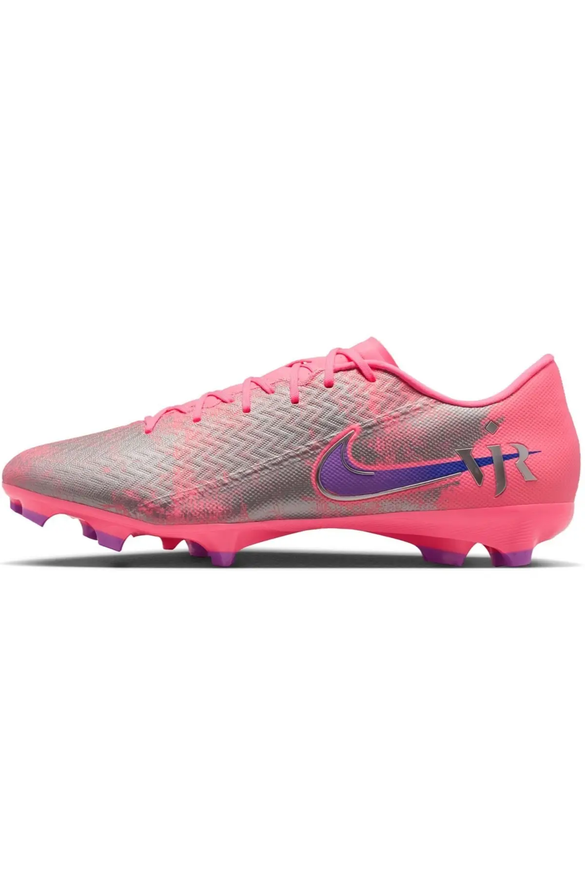 IM3645-640 Nike Zoom Vapor 16 Vini JR Academy FG/MG Football Shoes Çoklu Zemin Futbol Kramponu Pembe