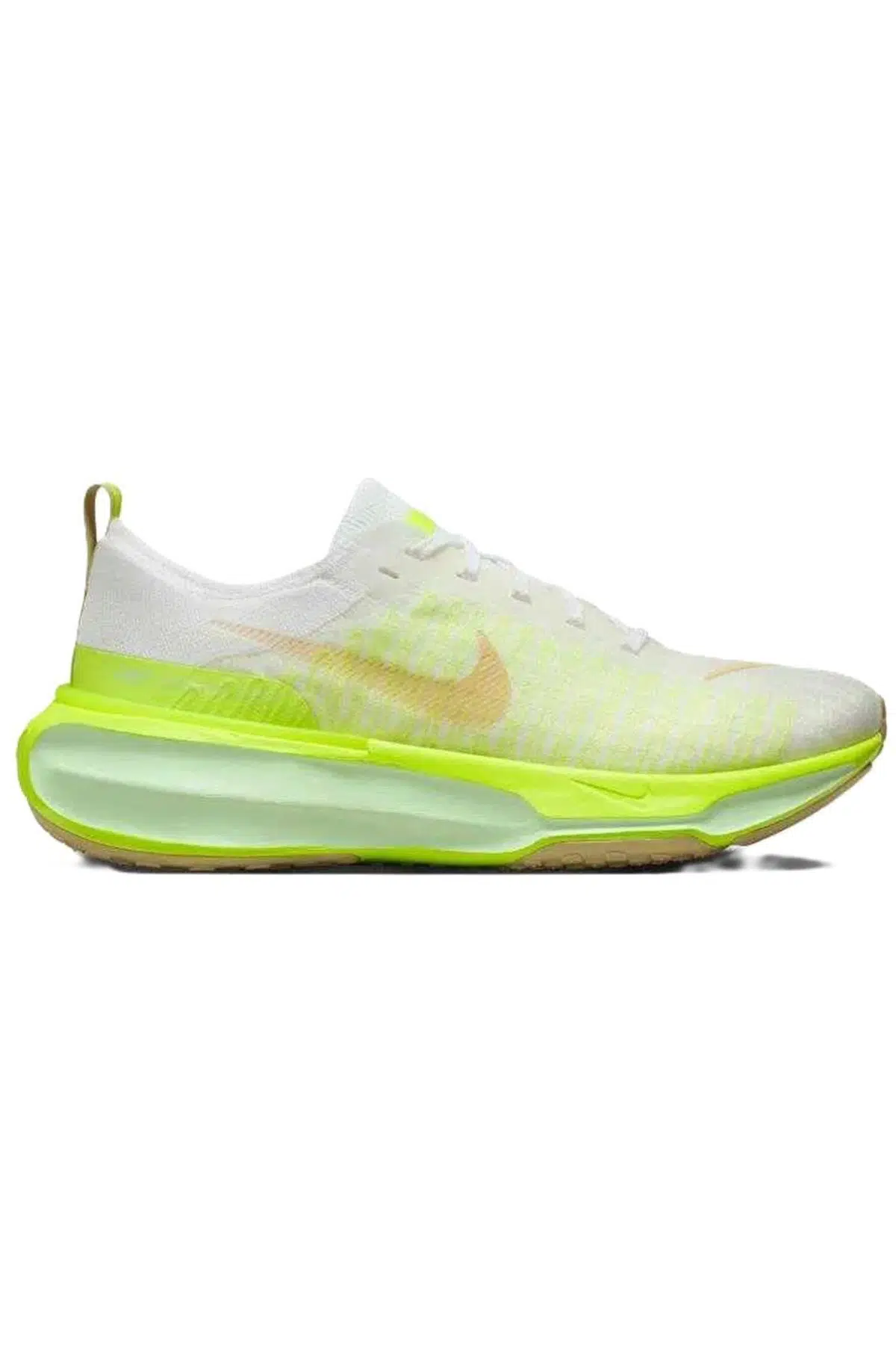 Nike Zoomx Invincible Run Flyknit 3 Road Running Reflektörlü Erkek Koşu Antrenman Ayakkabısı Neon Yeşil