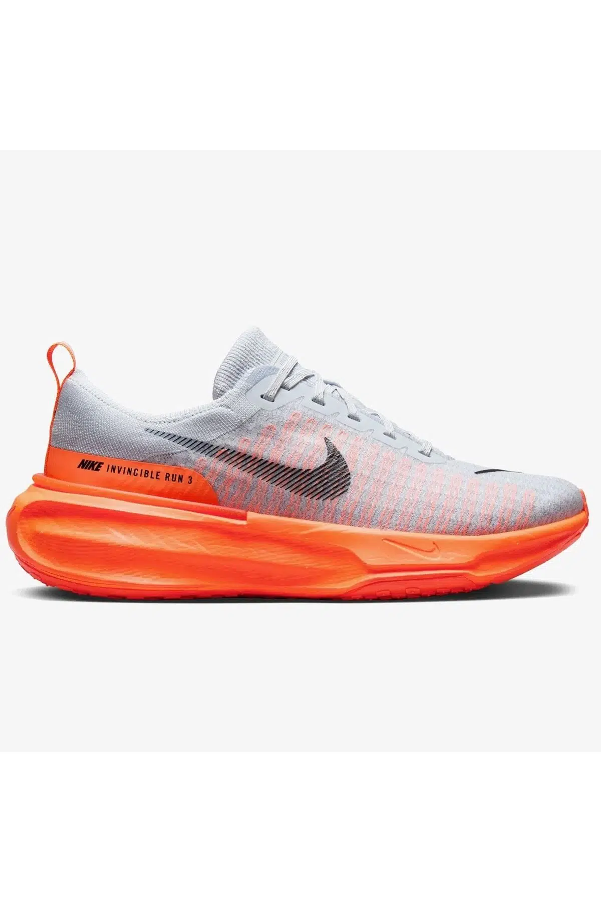 Nike Zoomx Invincible Run Flyknit 3 Road Running Reflektörlü Erkek Koşu Antrenman Ayakkabısı Turuncu