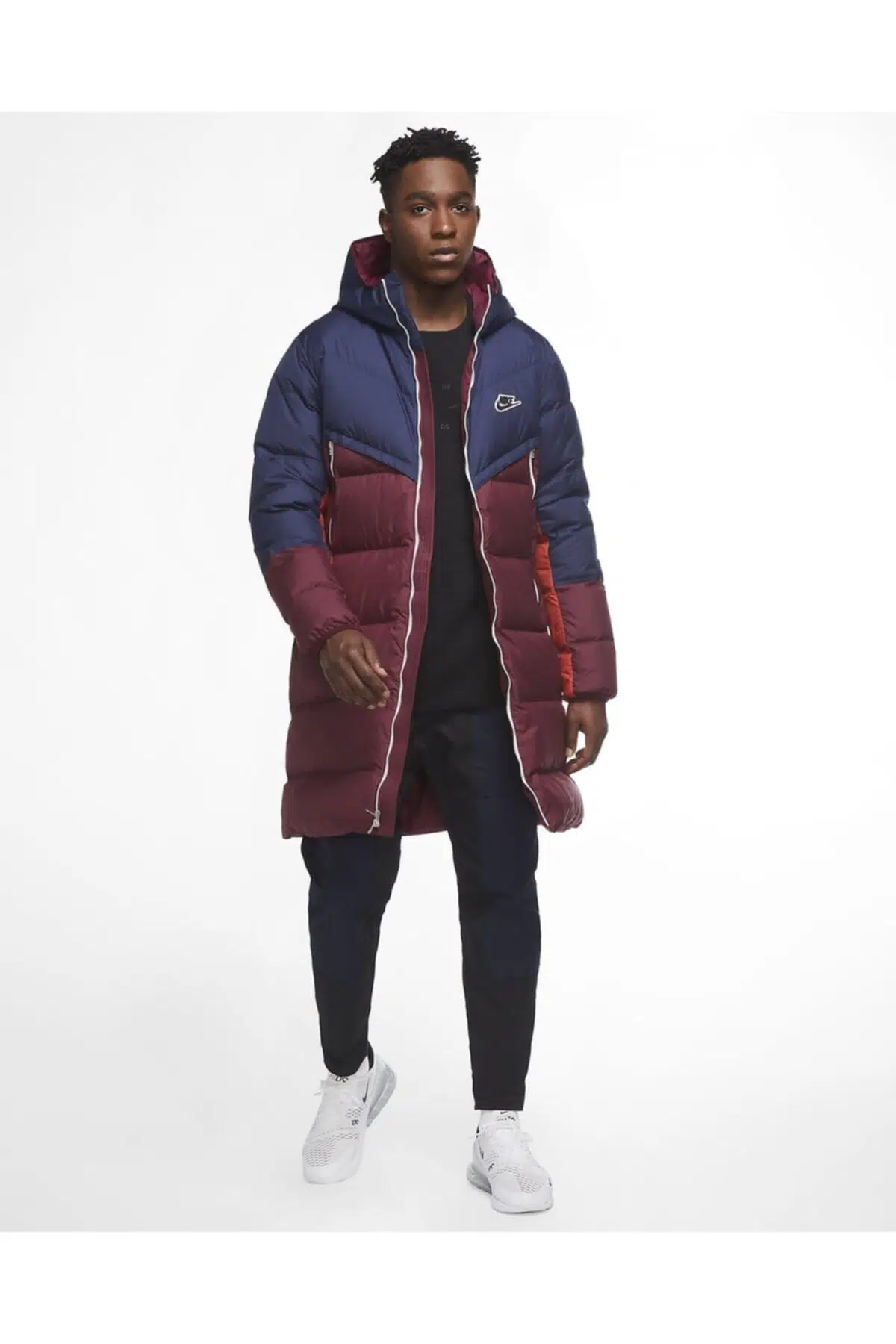 Nike Windrunner Kaz Tüyü Uzun Mont (Geniş Kalıp)