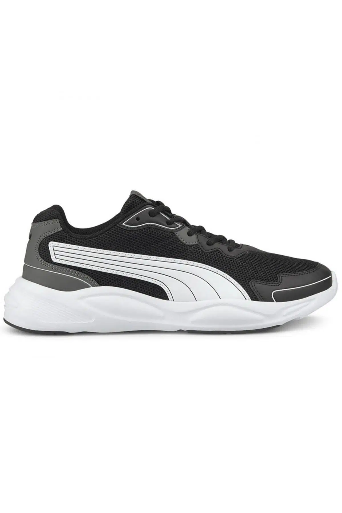 Puma 90s Runner Wave Mens Sneaker Black Erkek Günlük Spor Ayakkabı Siyah