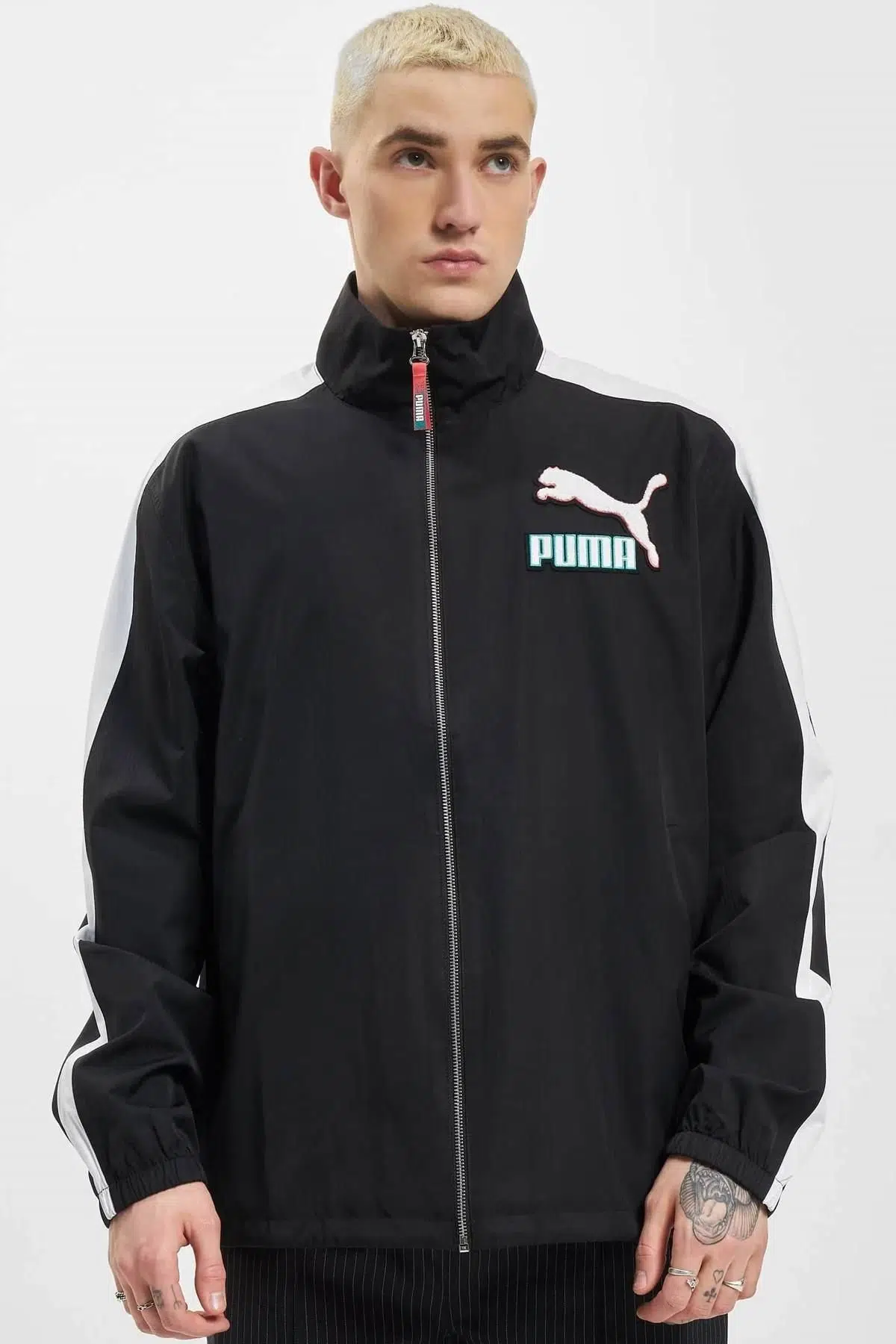 Puma T7 Fandom Track Bol Kesim Erkek Spor Ceket Siyah