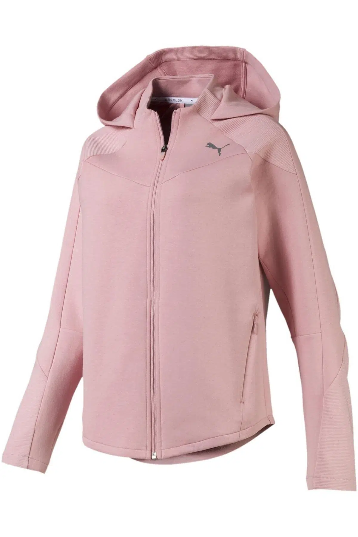 Puma Drycell Evostripe Fz Hoodie Çocuk Kapüşonlu Sweatshirt Pembe