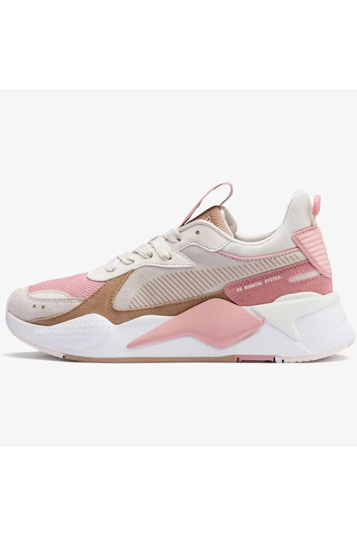 Puma RS-X Reinvent Women Pink Leather Sneaker Siyah Kadın Hakiki Deri Günlük Spor Ayakkabı Pembe