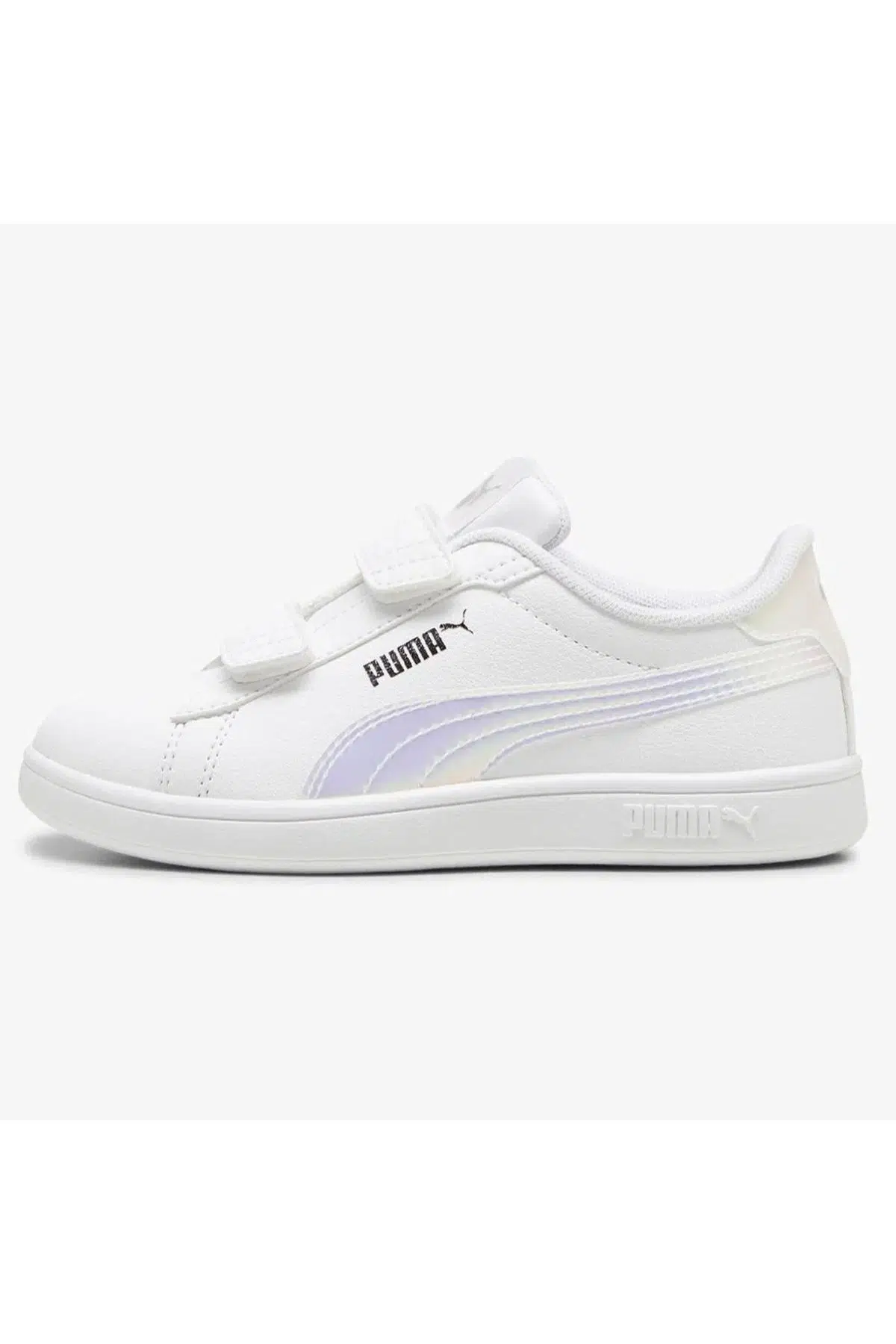 Puma Smash 3.0 Holo 2.0 Kids Sneaker Hologramlı Çocuk Günlük Spor Ayakkabı Beyaz 