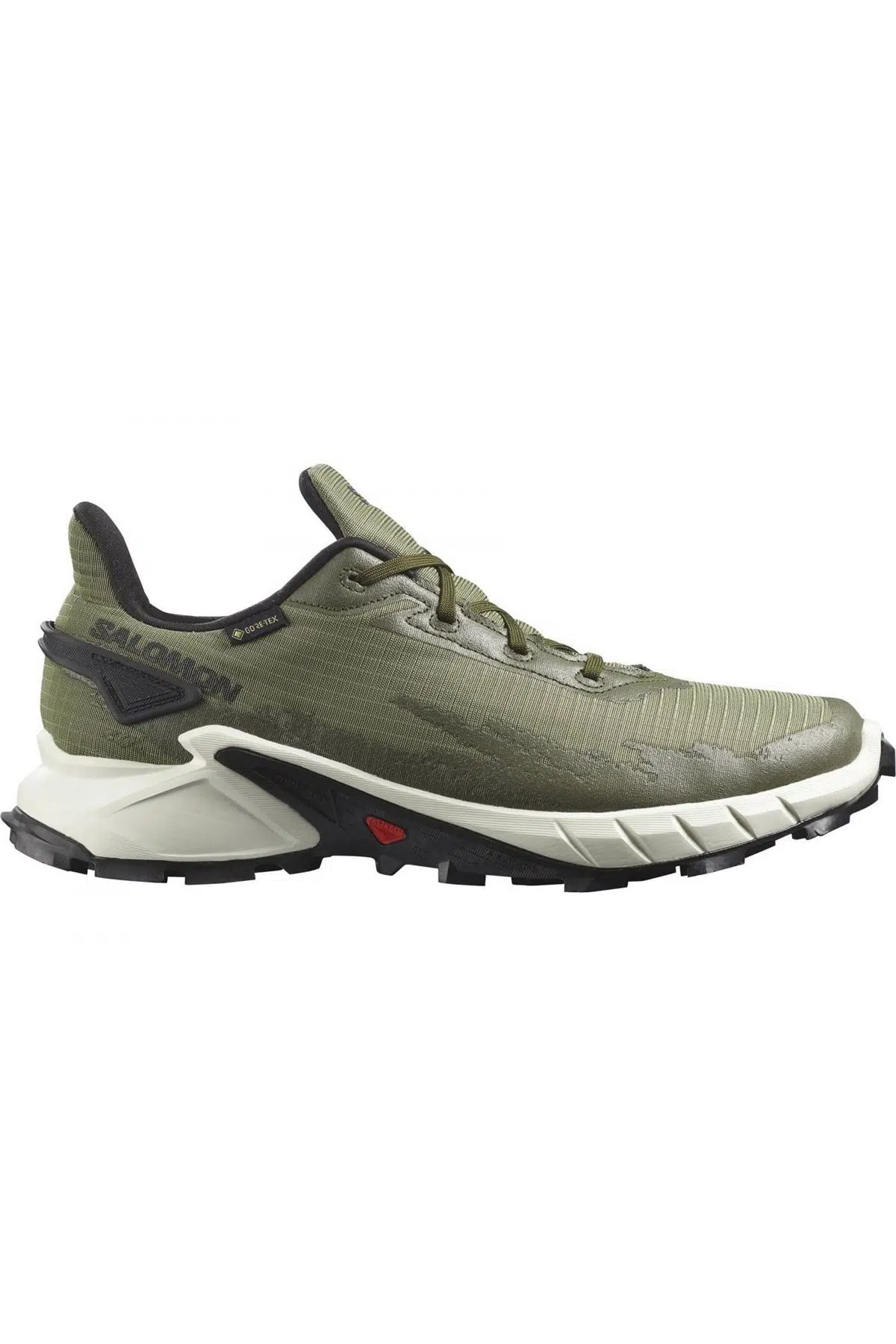 Salomon Alphacross 4 Goretex Mens Sneaker Yağmur Geçirmez Nefes Alabilen Outdoor Yürüyüş Ayakkabısı Yeşil