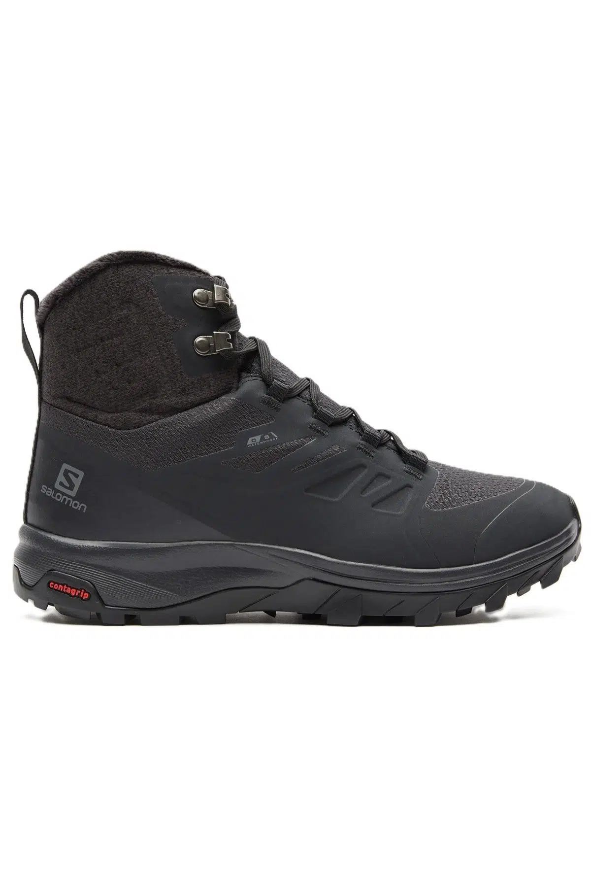 Salomon Outblat TS Climasalomon Waterproff Womens Outdoor Shoes Black Su Geçirmez Nefes Alan Kadın Bot Siyah
